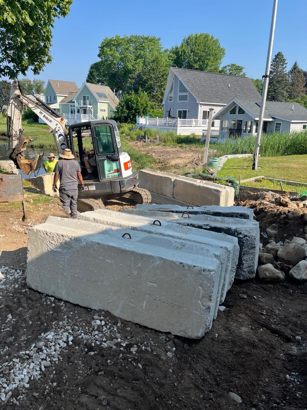 Beautiful Re-disgn by the water in Danvers MA  by Cole Landscaping Inc
