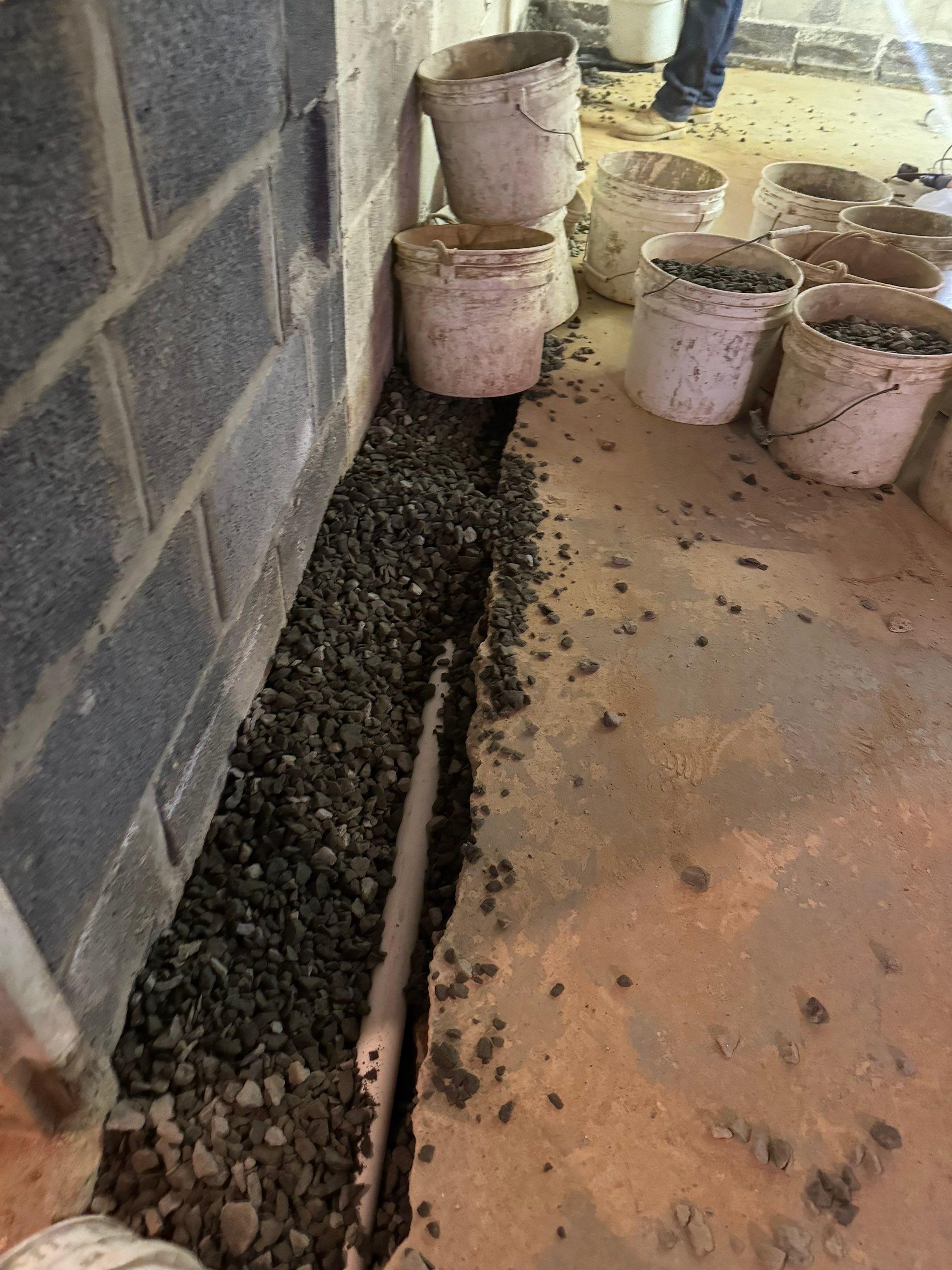 Interior French Drain Washington Township, NJ by Pure Service Pro, LLC 