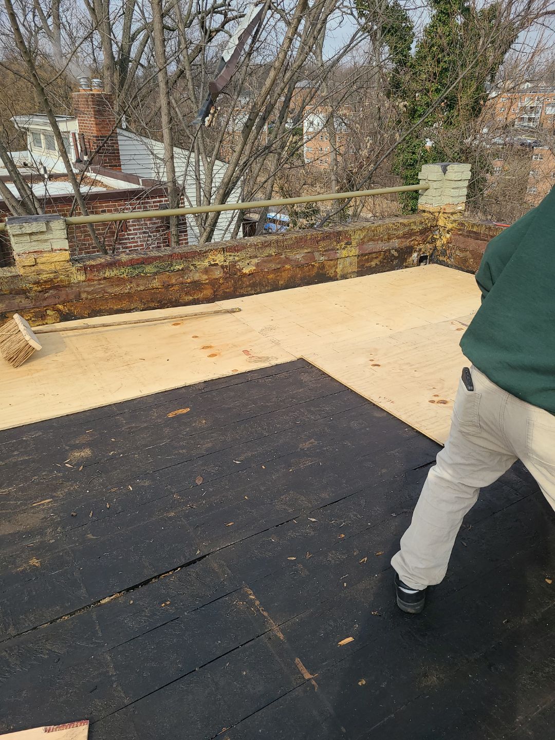 Arlington Flat TPO Roof Installation by RM Banning, Inc.