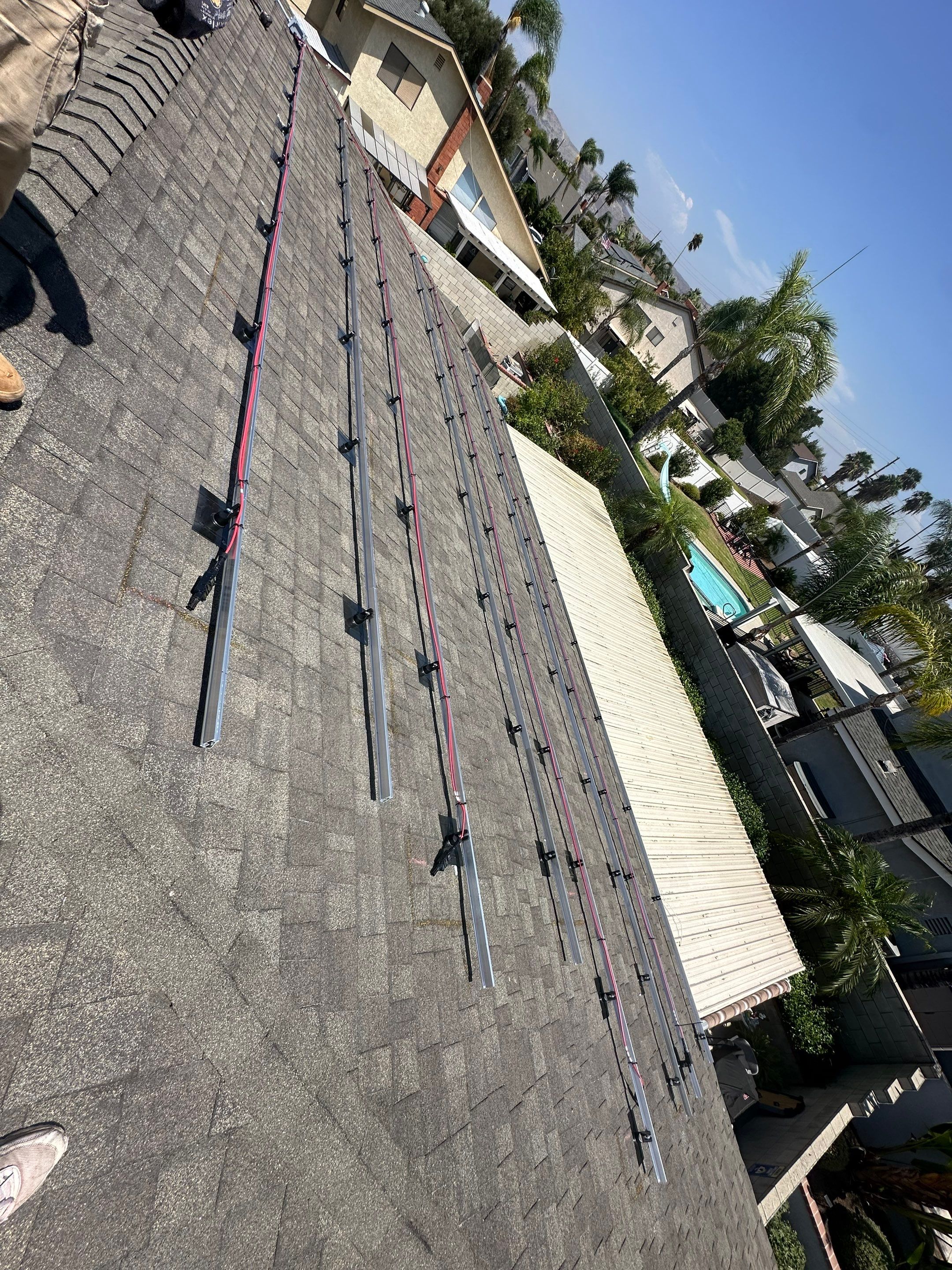 Residential Solar Array and Dual Tesla Powerwall Storage in Corona by VIBE SOLAR