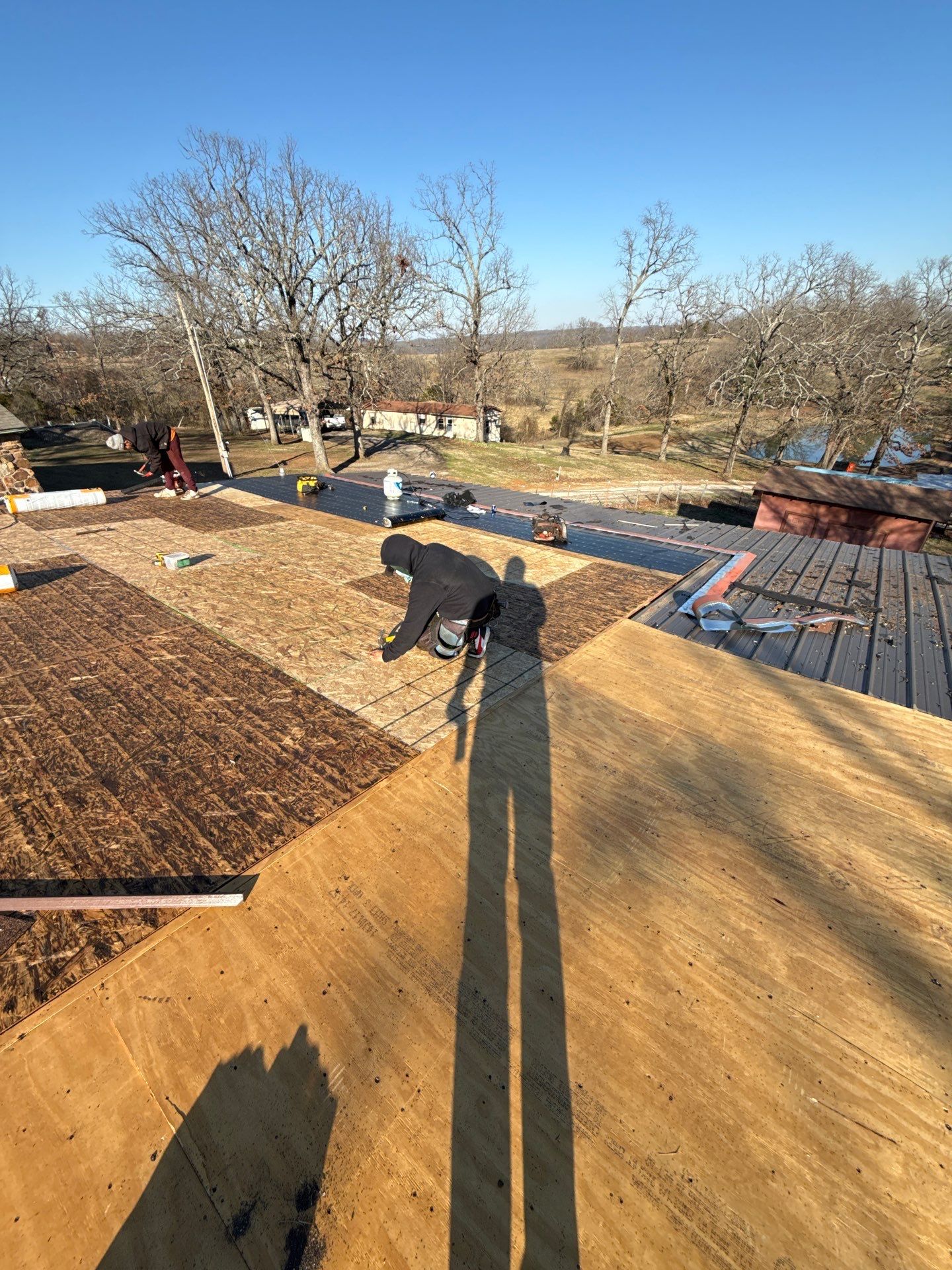Rustic Hickory Shingles & SBS Cap & Base by In & Out Construction & Remodeling, LLC