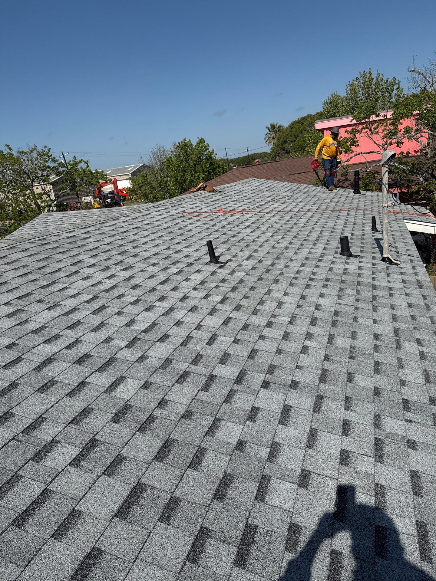 Perfectly Pink in Rockport Texas by Bayfront Roofing and Construction