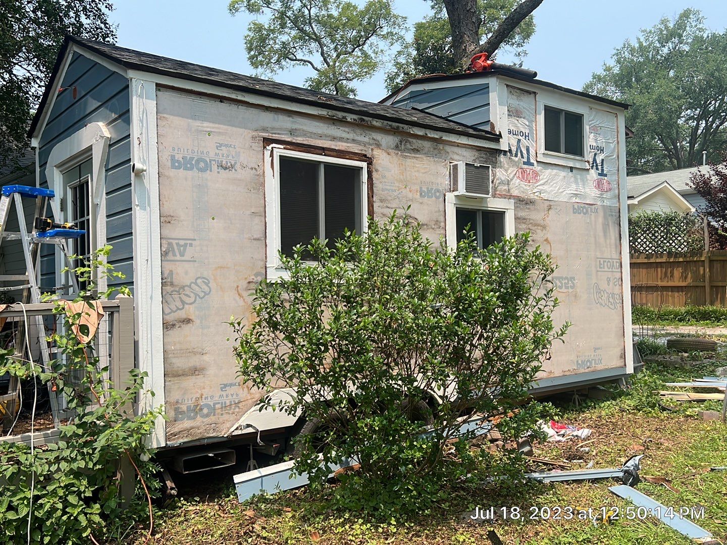 tiny home remodel- siding,paint,roofing by Nailed It Roofing & Remodeling LLC