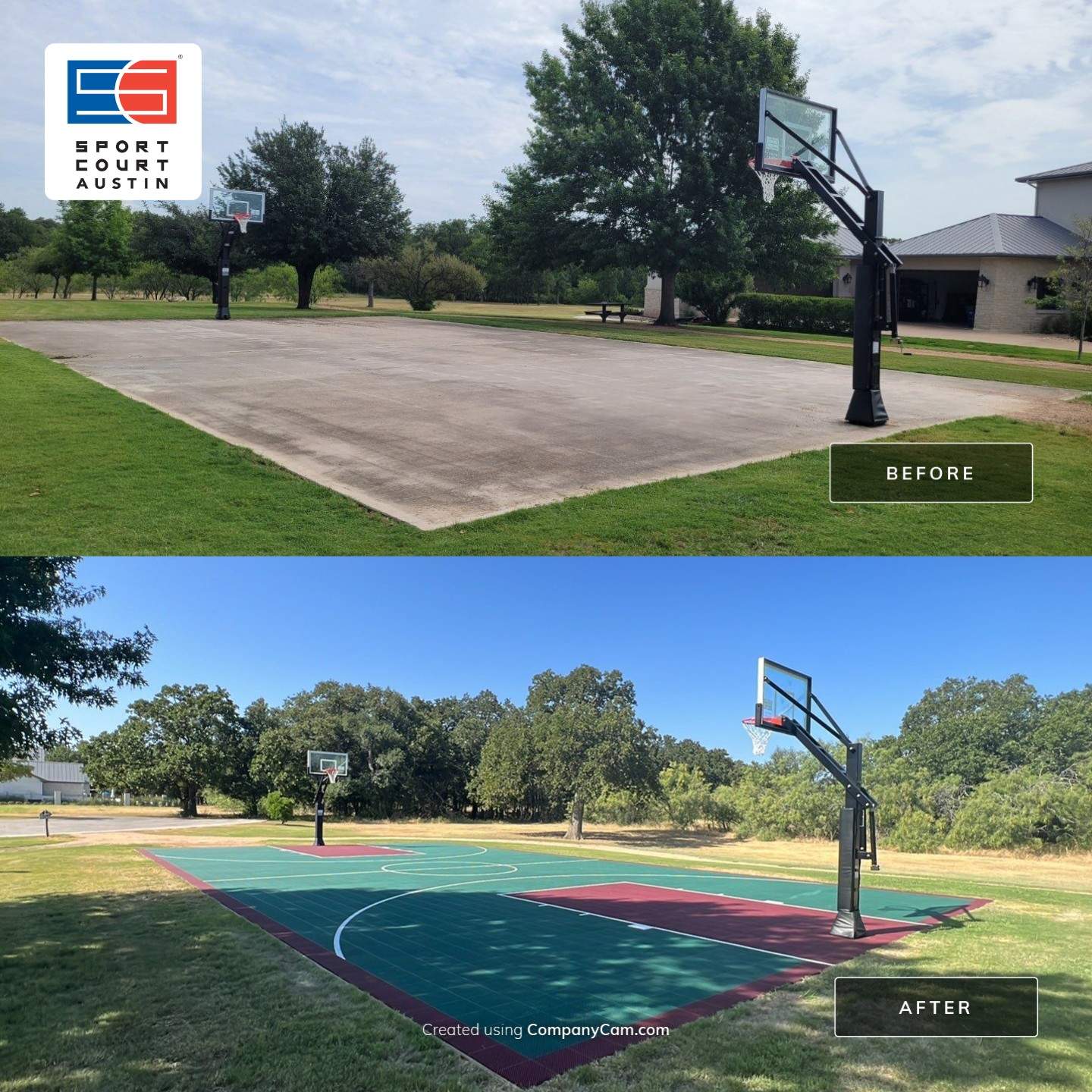 Cimarron Hills 40 X 70 by Sport Court Austin