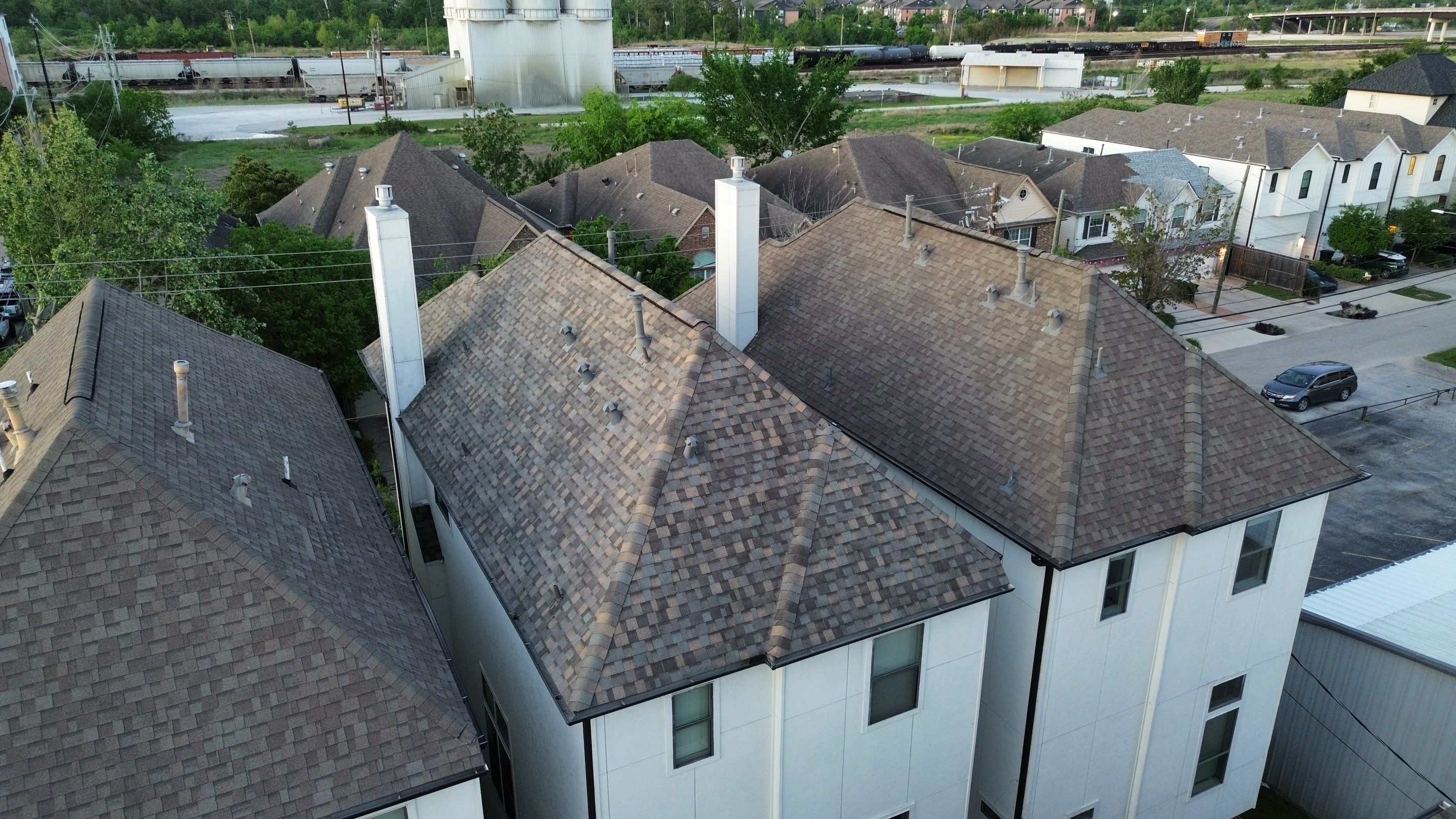 Roof Replacement using IKO Nordic in the Heights! by Core Four Roofing