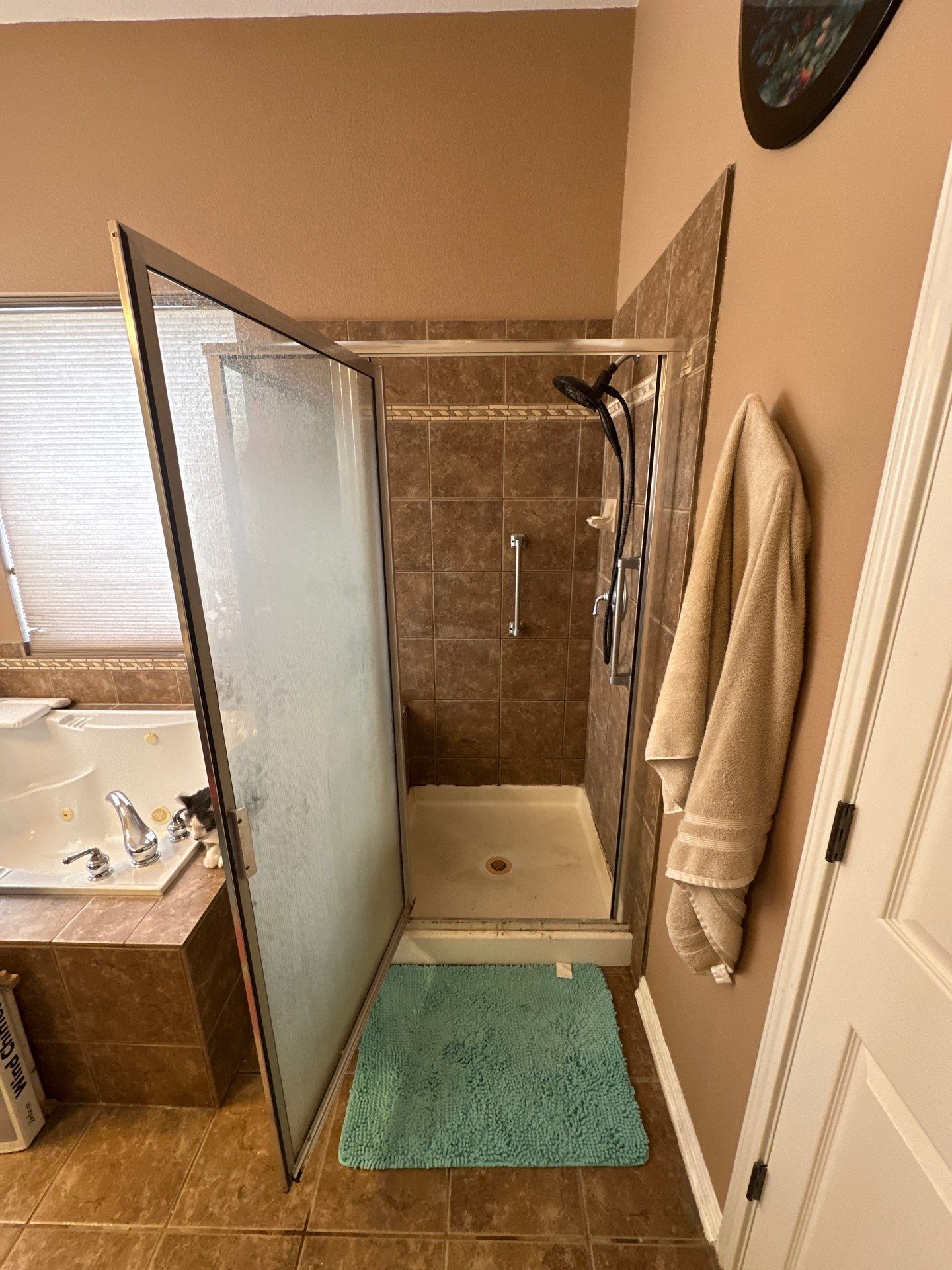 Two bathroom project in Dripping Springs by Lane Lauritsen - The Hill Country, Texas