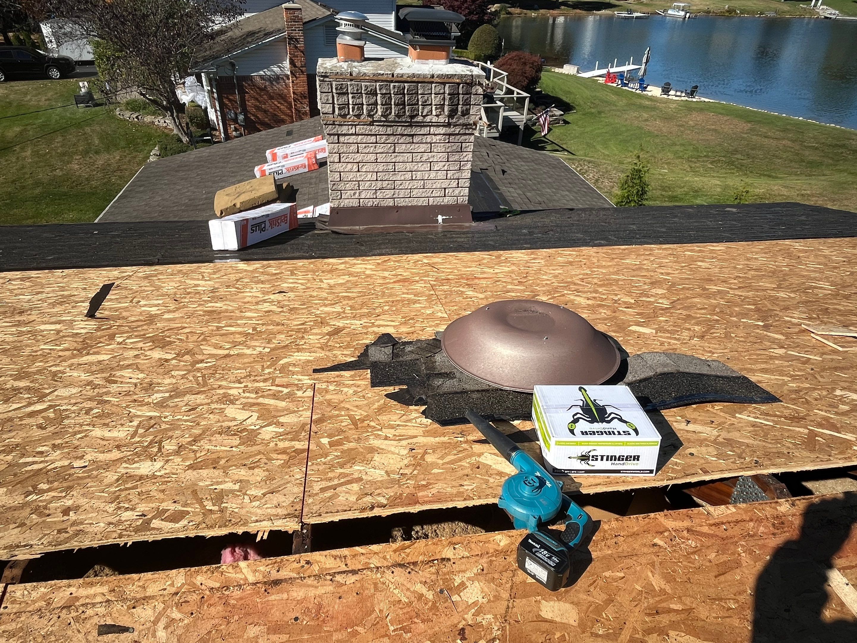 Roof Replacement using MS Standing Seam Roof Western Rust by 180 Contractors