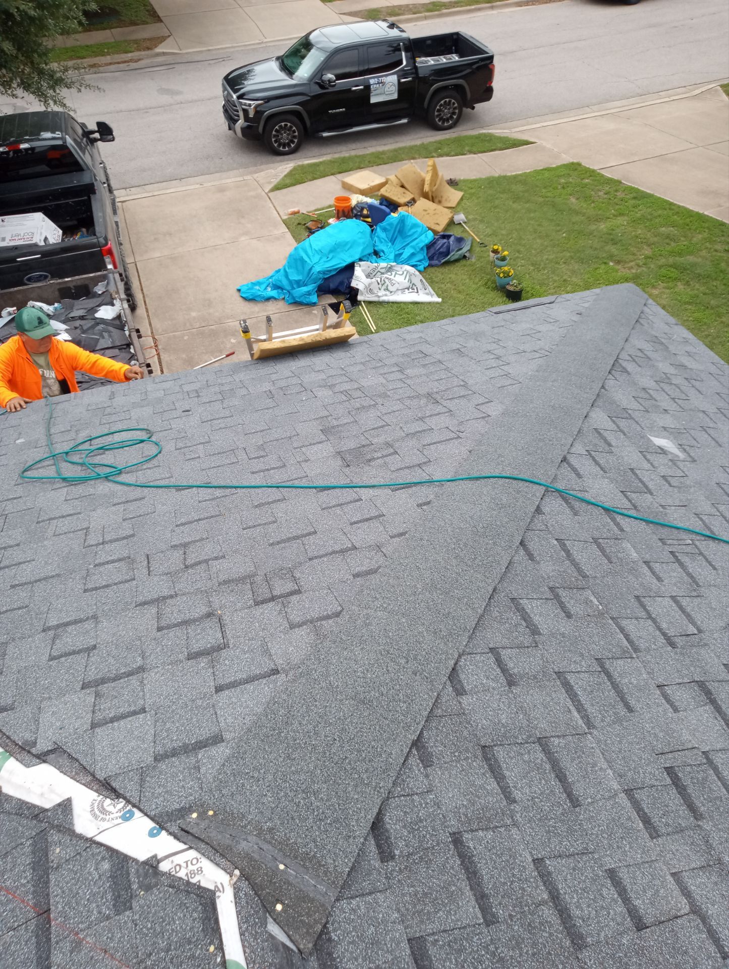 Residential Roof Replacement and Storm Damage Restoration in Leander by Caliber Restoration LLC