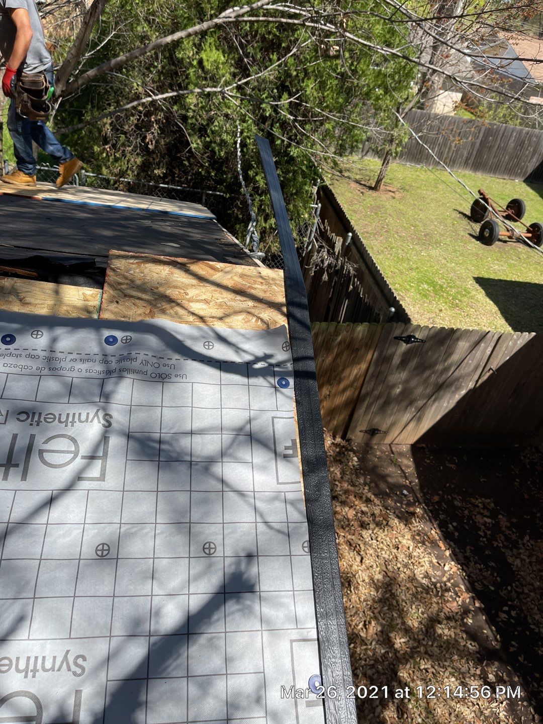 Historical Home needed a full decking and new roof by First United Roofing & Construction
