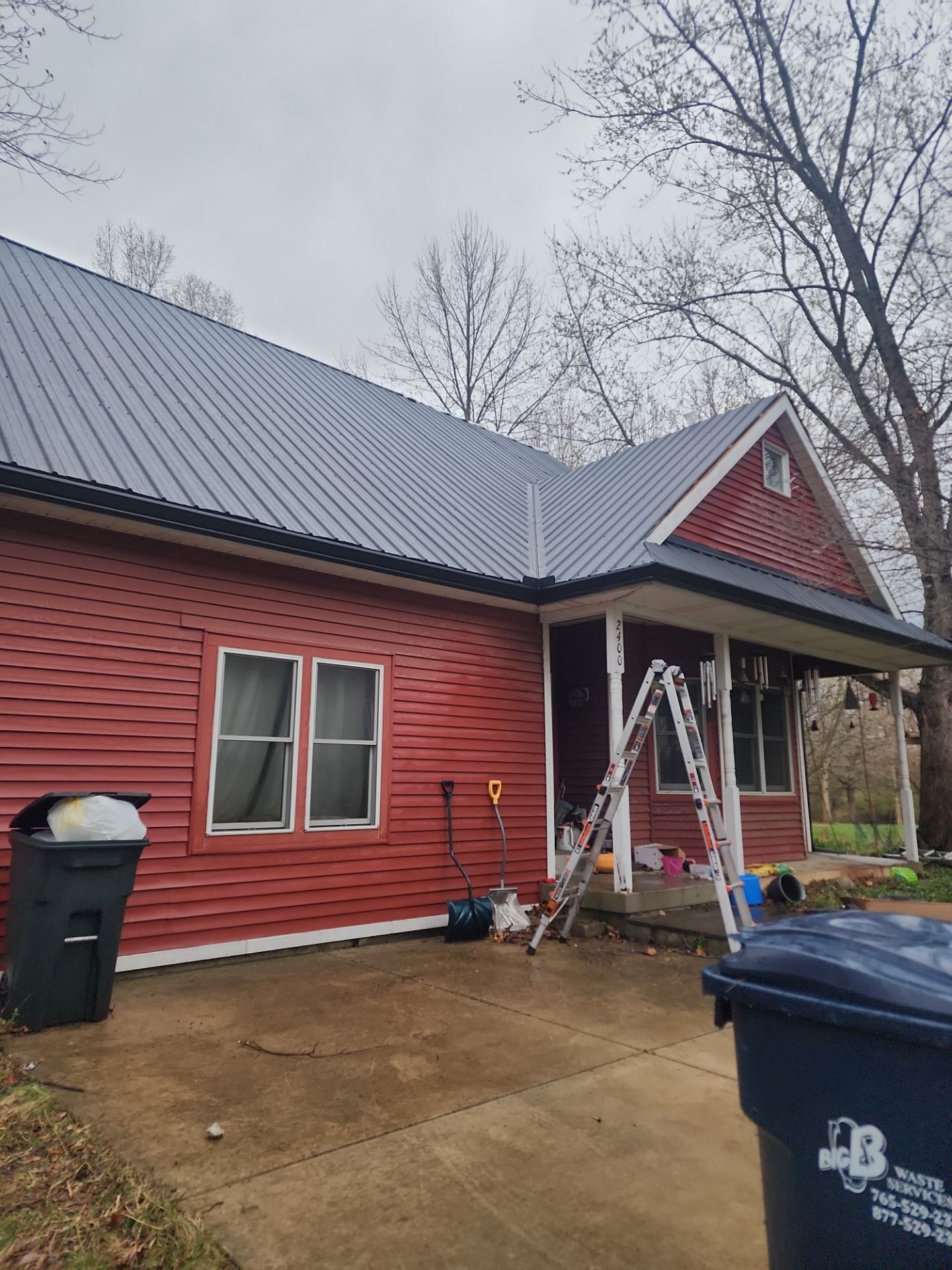 Exposed Fastener Metal Roof Replacement in Noblesville, IN by 4Ever Metal Roofing