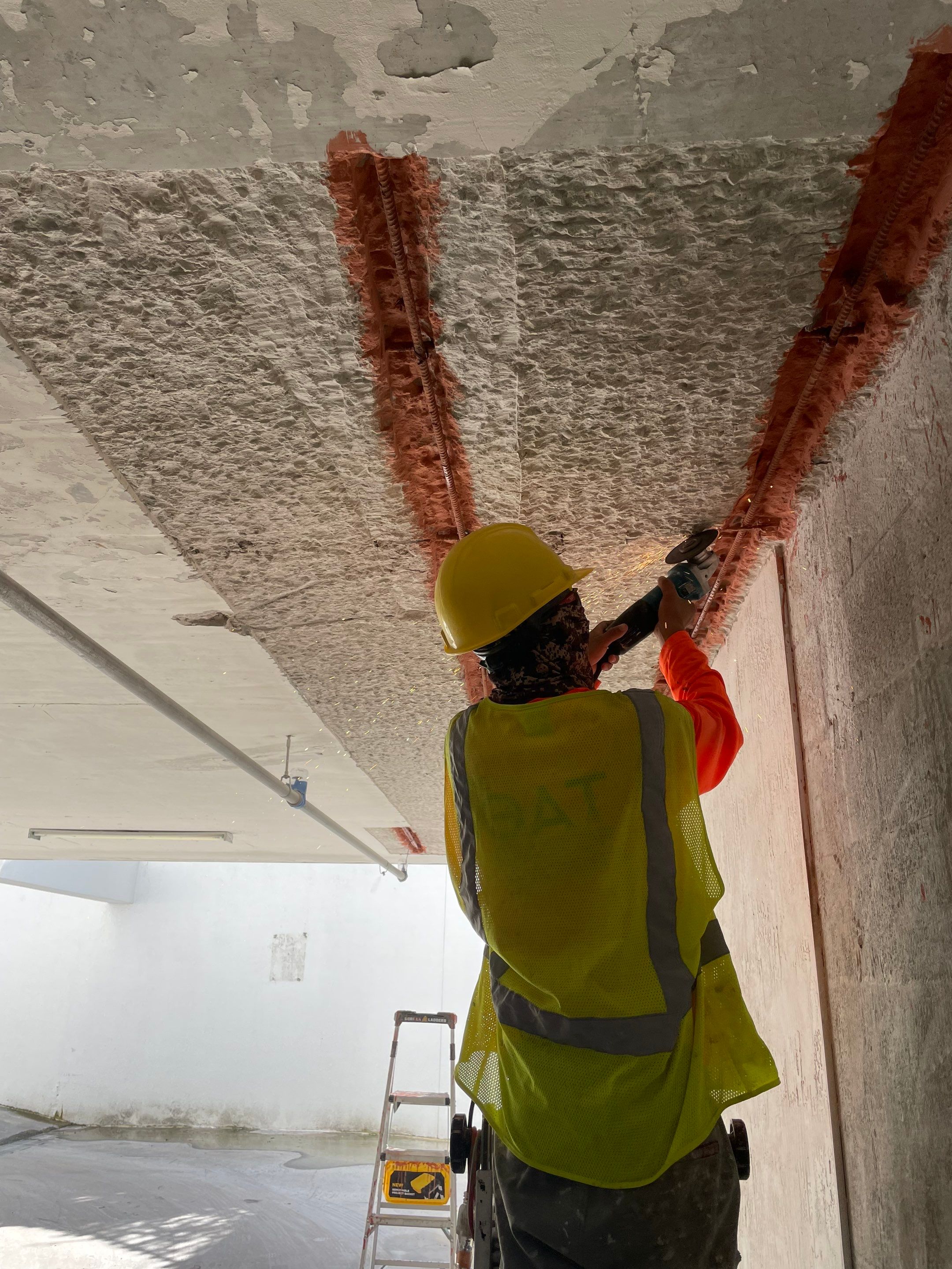 Concrete Restoration using SIKA by The Goat Contractor ( Giampri Corp)