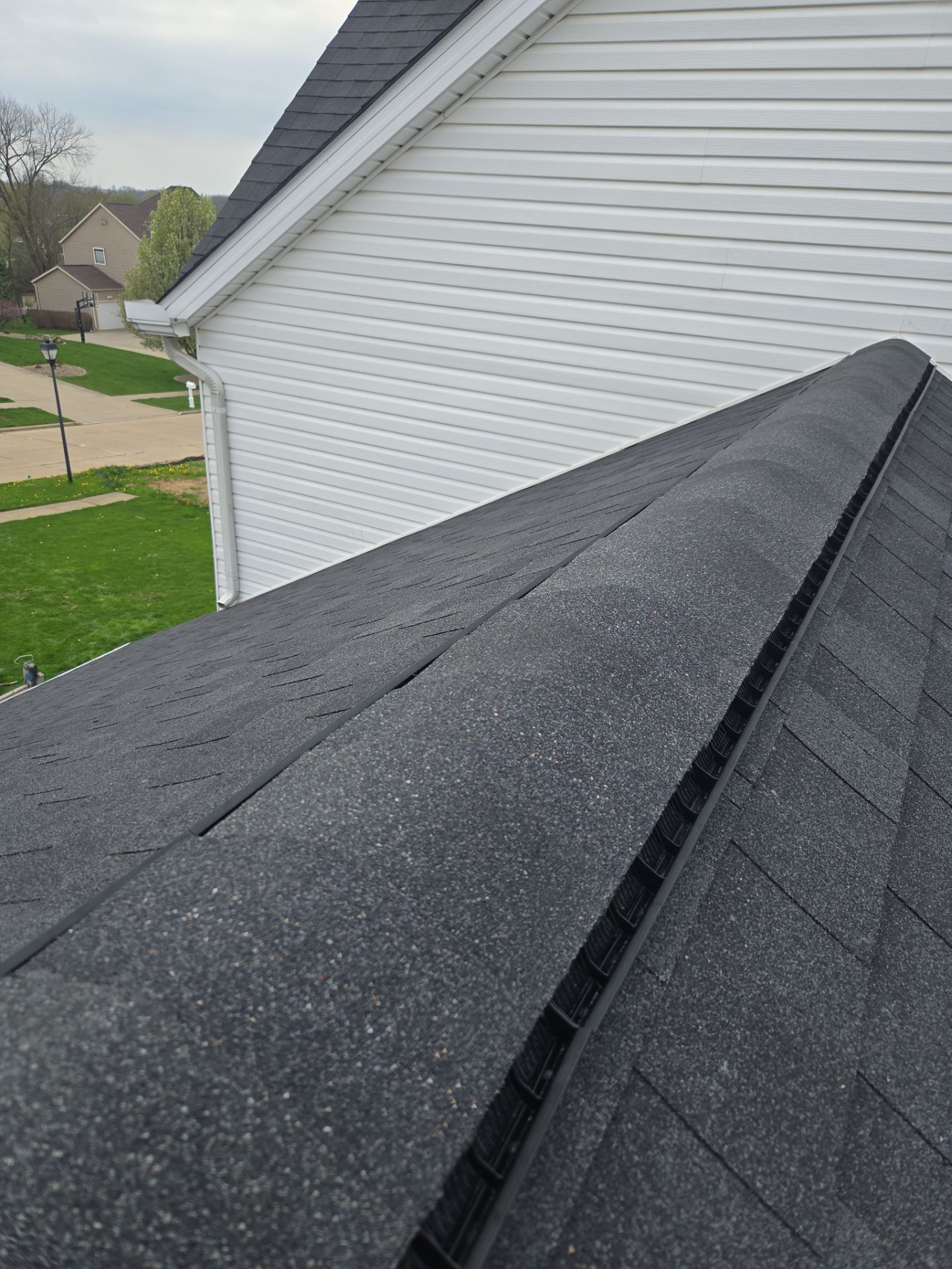 John S: Atlas Pinnacle, Color, Black Shadow, Drip Edge, Color, White by Eagle Eye Roofing