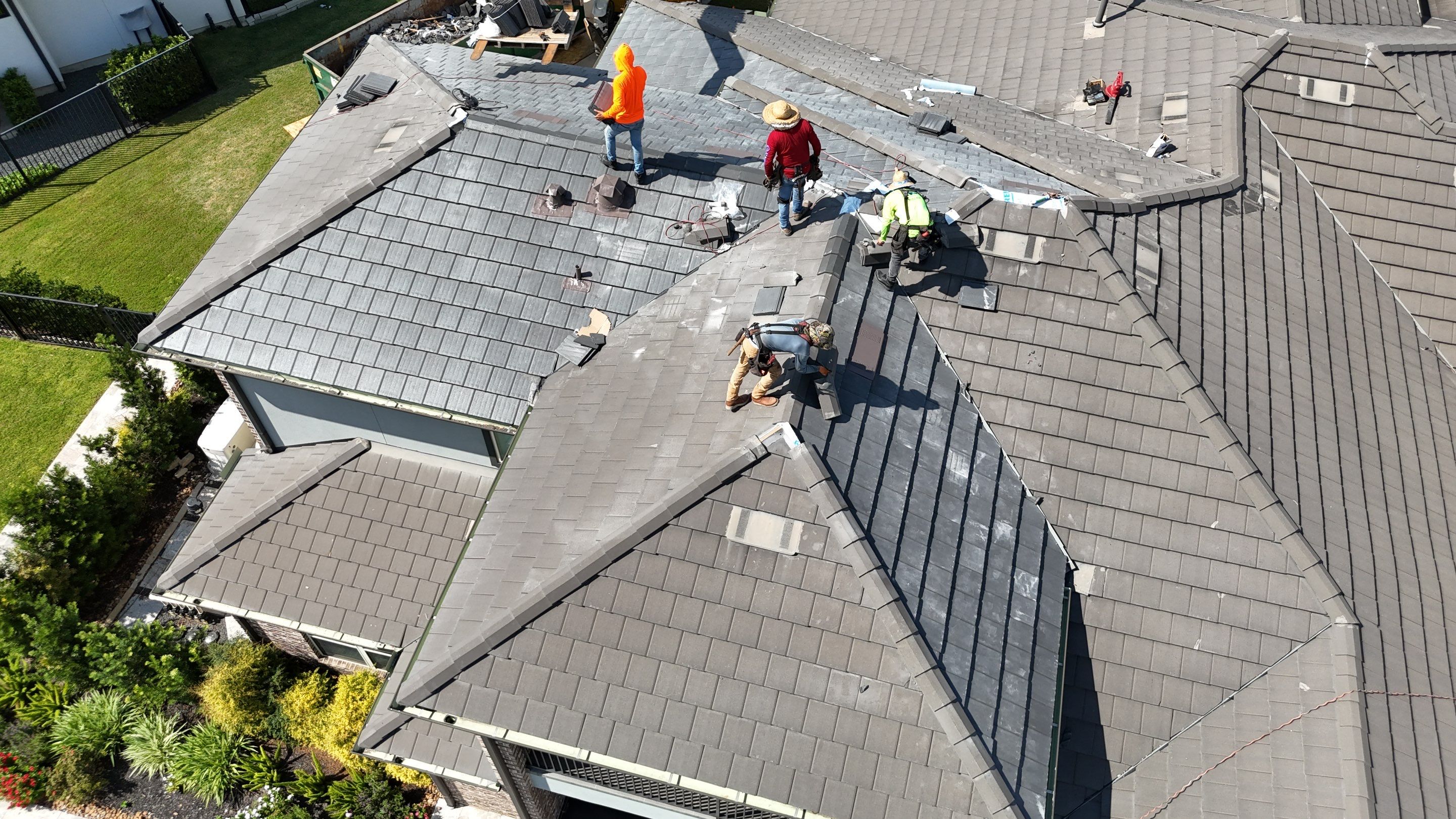 Saxony Tile Repair in Bridgeland! by Core Four Roofing