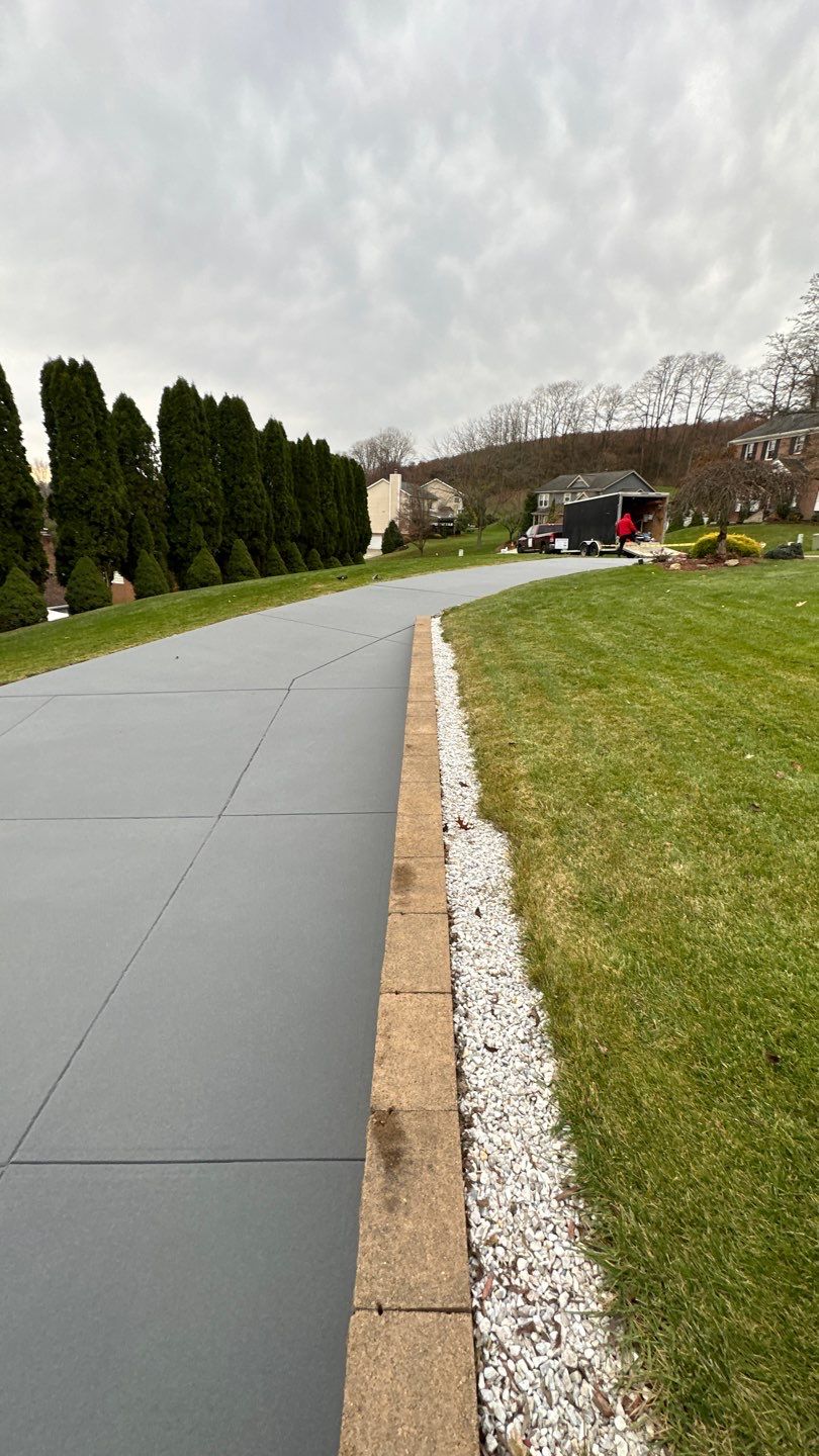 Twilight Driveway Project in Bridgeville by Floors in a Day, Inc
