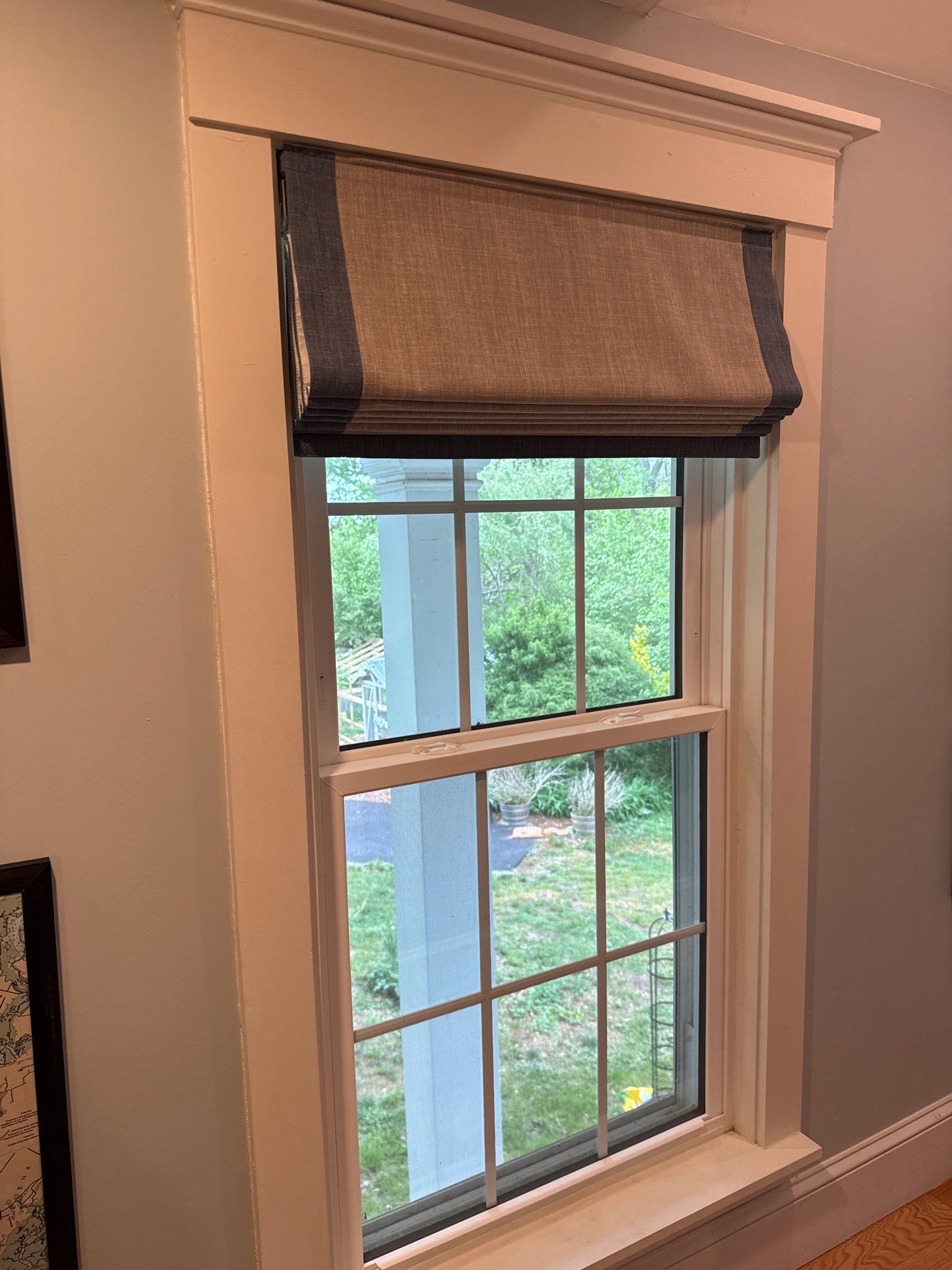 Roman Shade Project in Owings, MD by Southern Maryland Custom Blinds