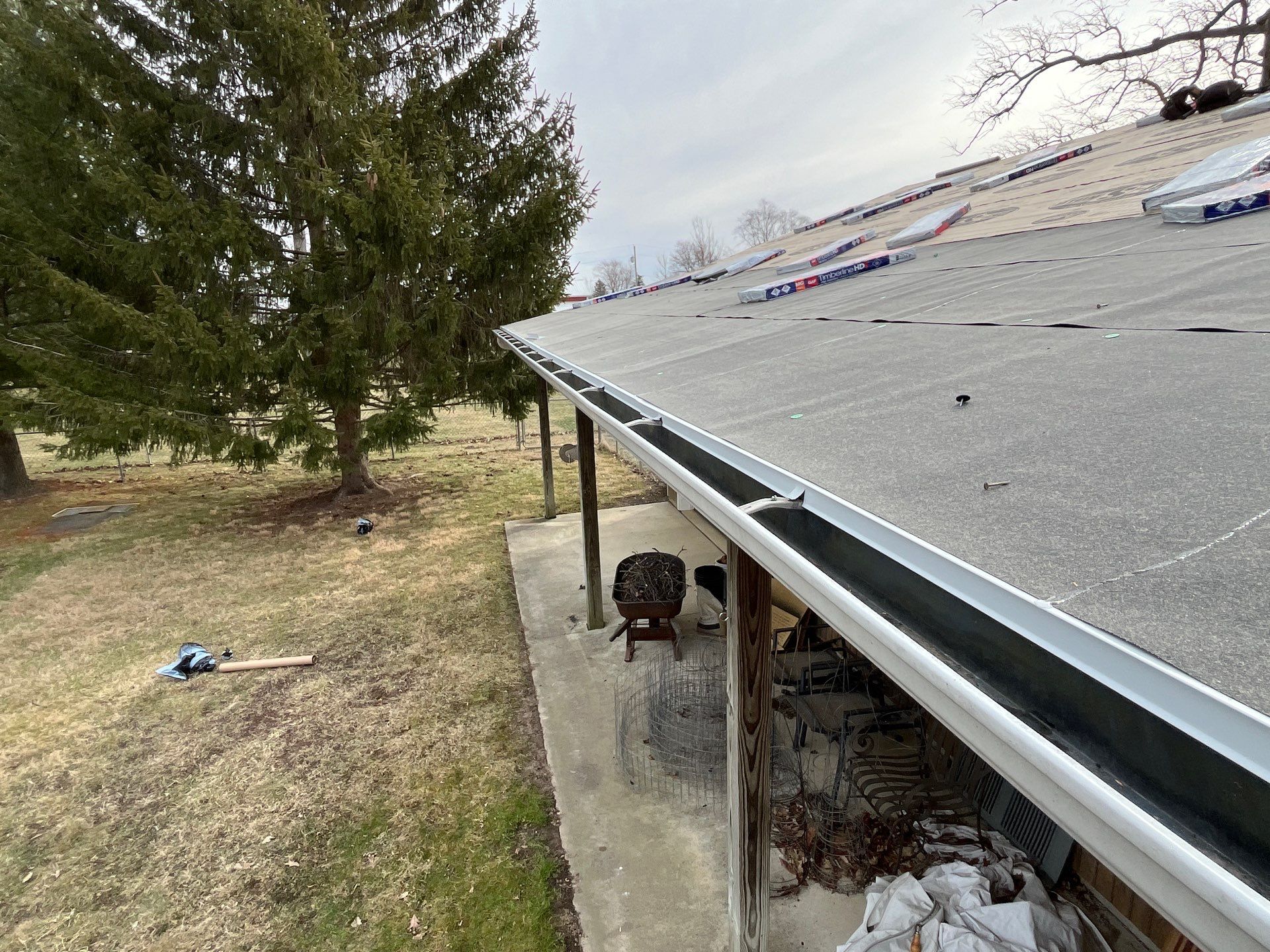 Residential Roofing Installation using GAF Timberline HDZ Slate by Nitro Roofing and Construction