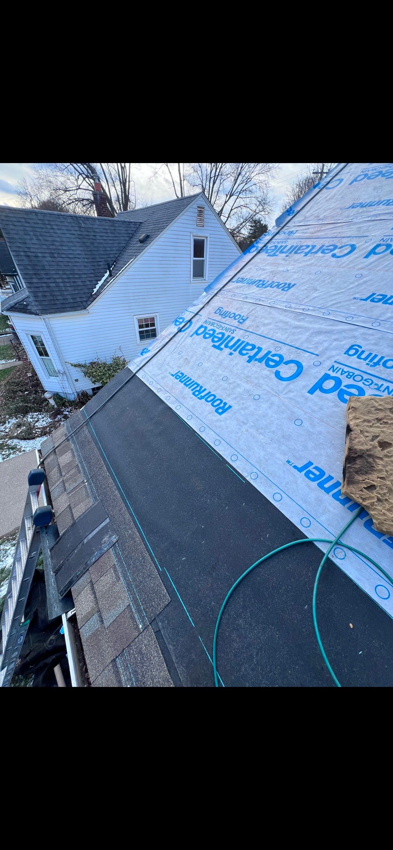 Project in Royal Oak by Eave Roofing