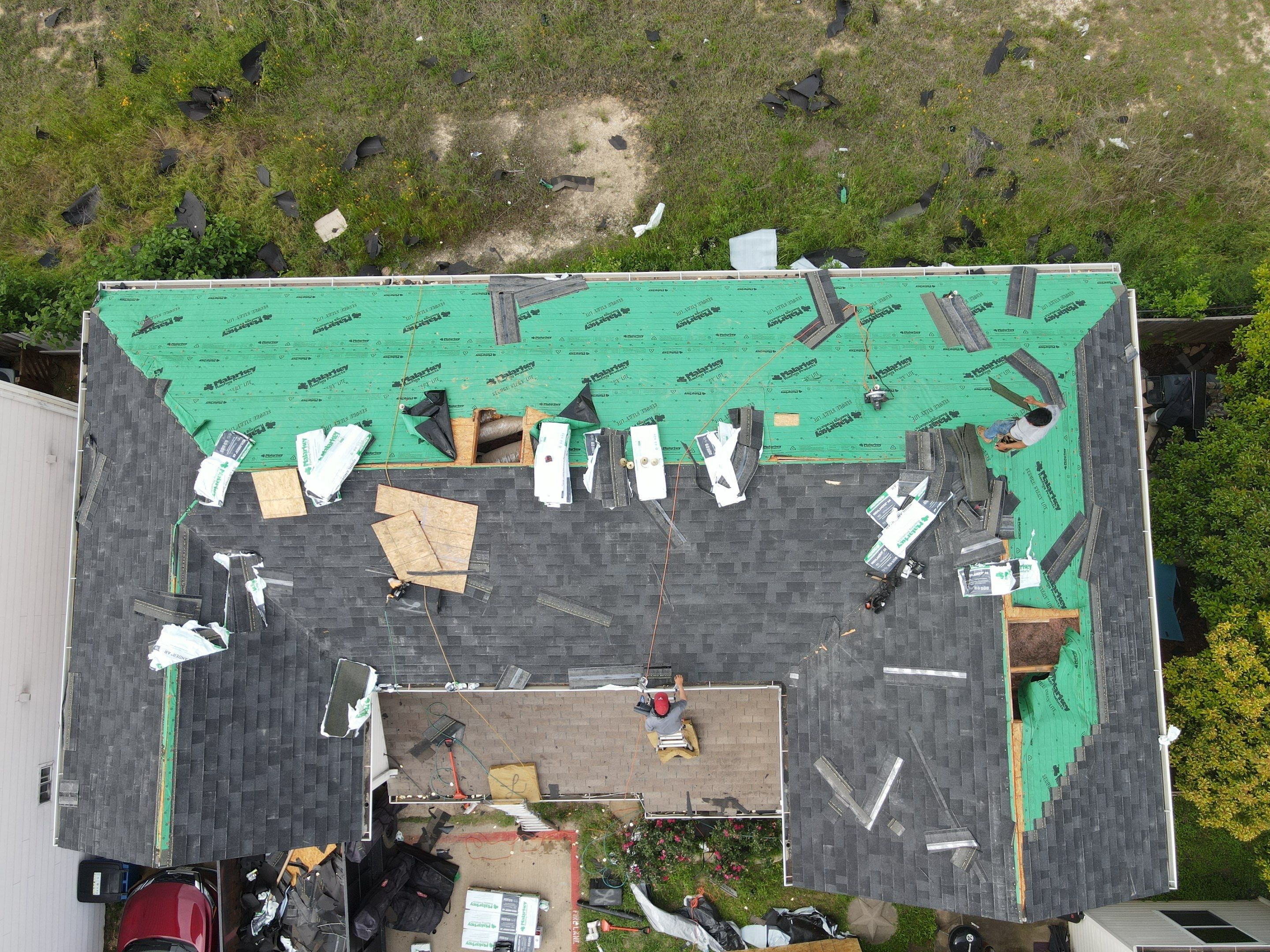 Storm Restoration using Malarkey Highlander by Berry Good Roofing 