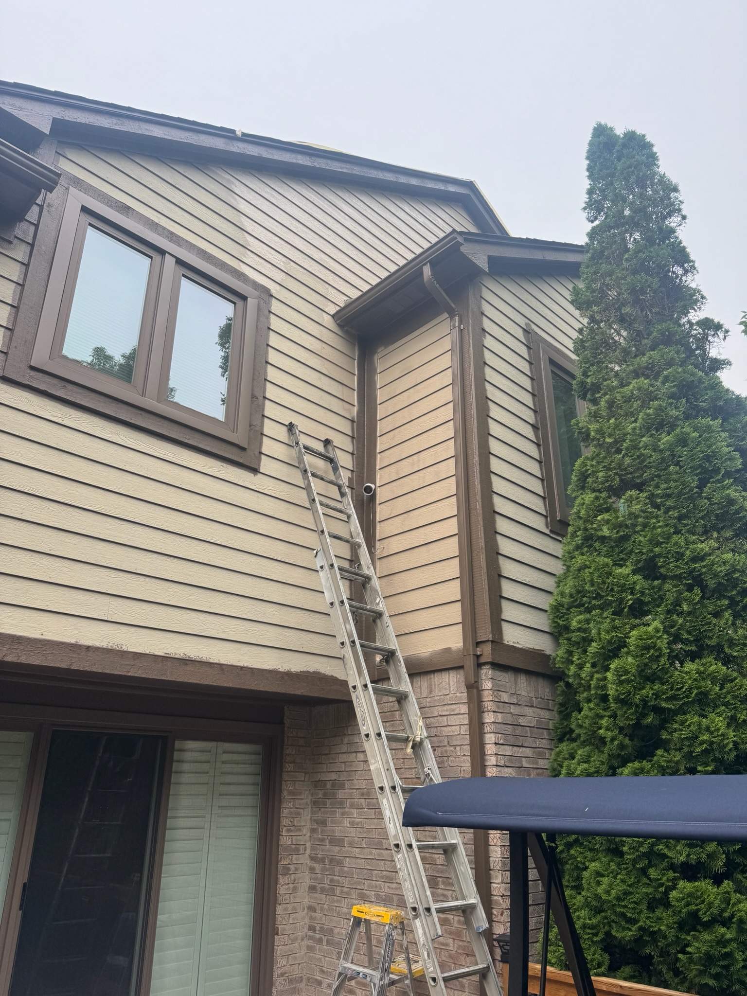 Exterior Wood Trim and Siding Replacement in Rochester by Top Shelf Painter