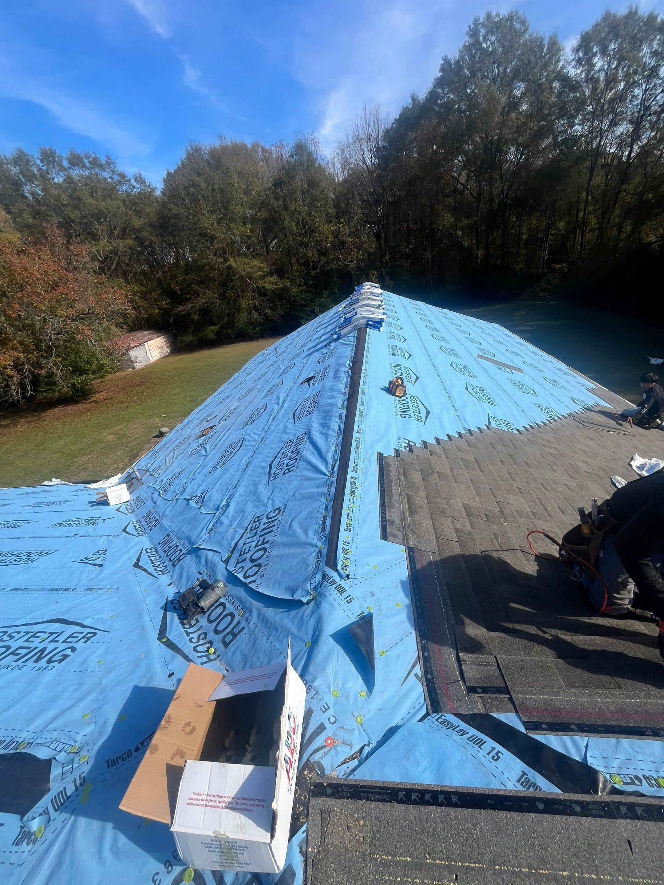 Residential Roofing Repair using Malarkey Vista: Weathered Wood  by Hostetler Roofing