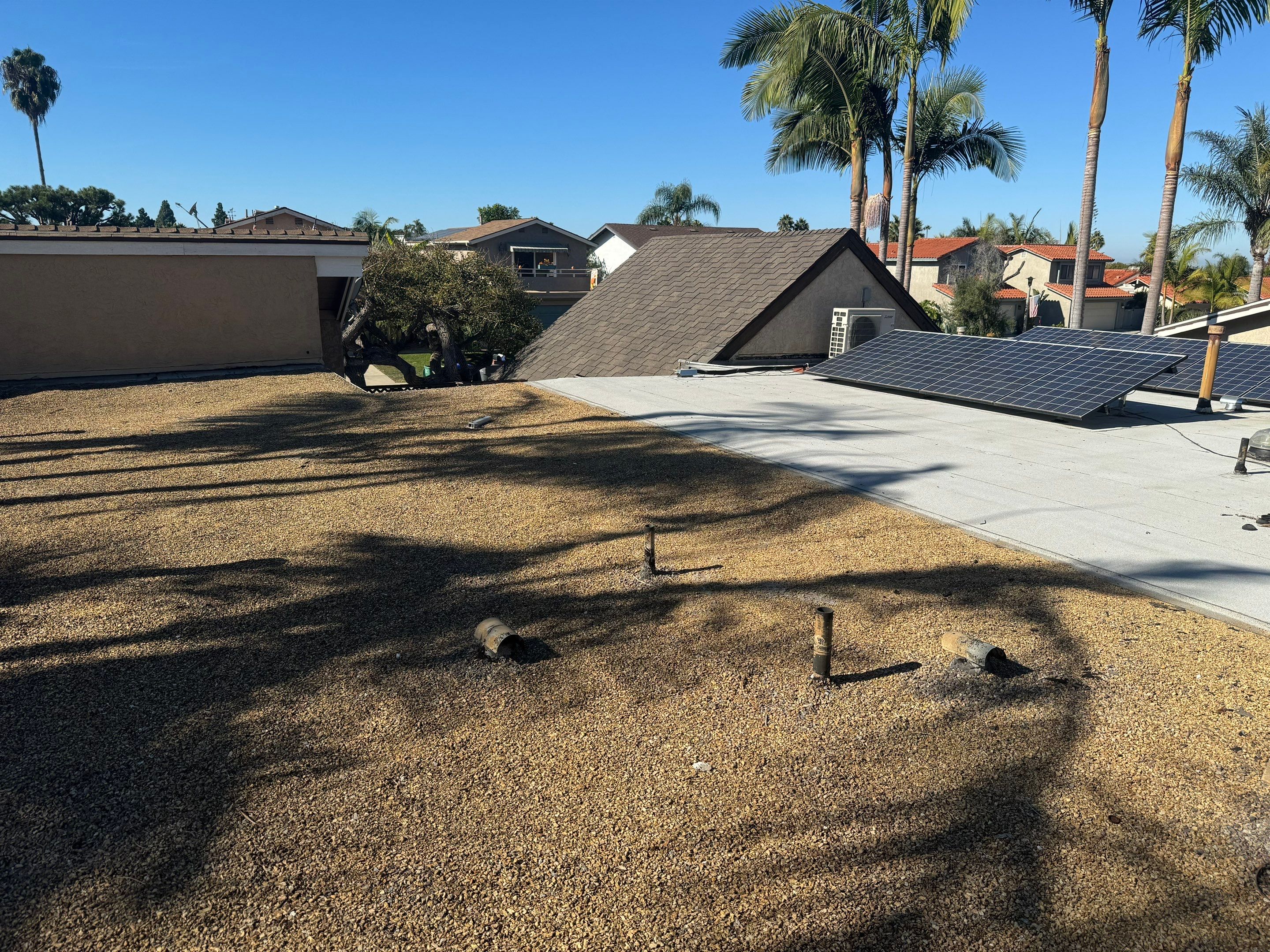 Residential Flat Roof Torch Down Replacement in Carlsbad by Zenith Roofing Services