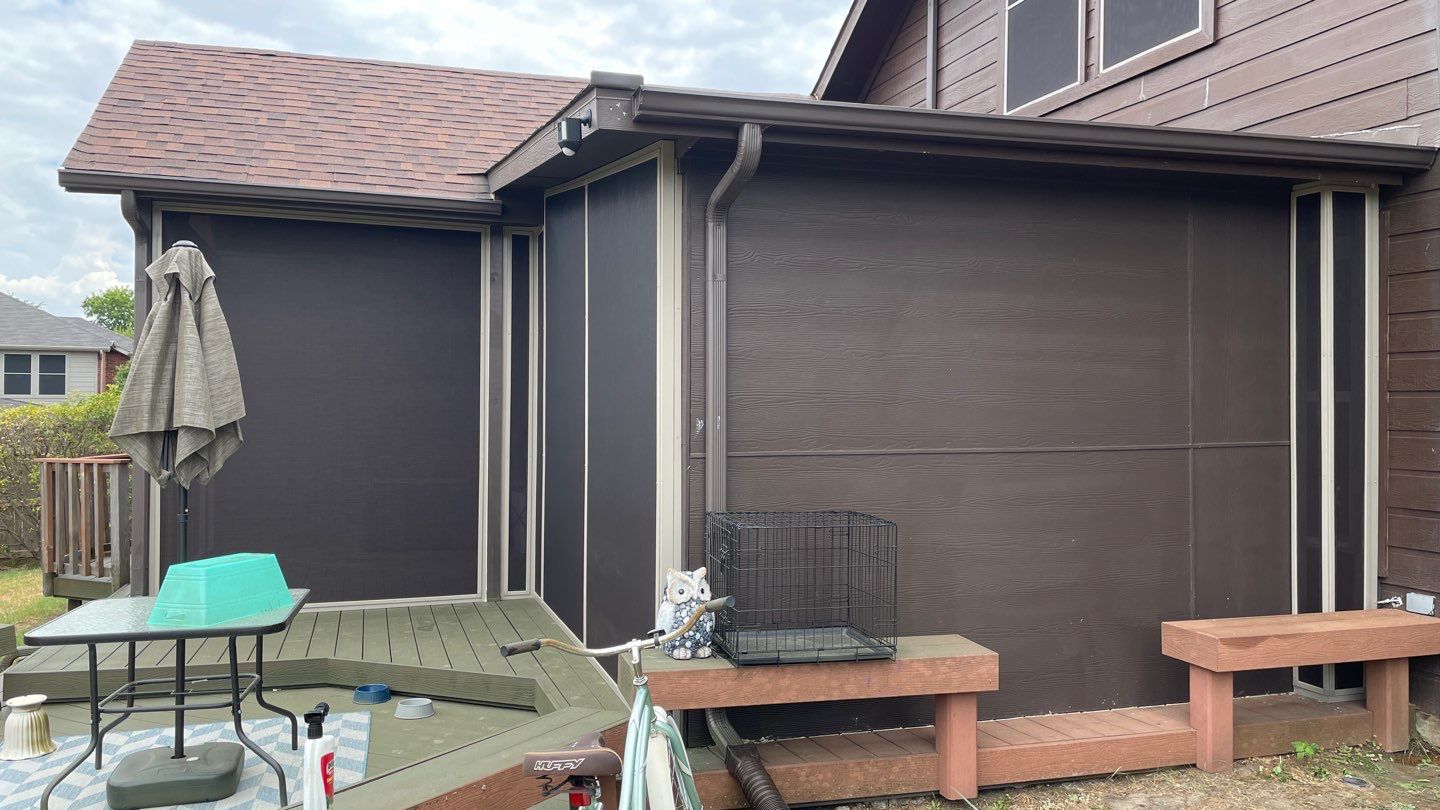 Permanent Screen Enclosure  by American Patio Enclosures