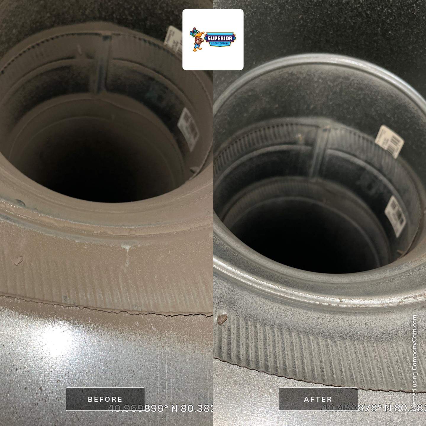 Air Duct Cleaning With a Vacuum Truck in New Castle, PA by Superior Air Duct Cleaning