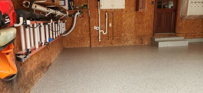 Amazing Garage Upgrade using Creekbed