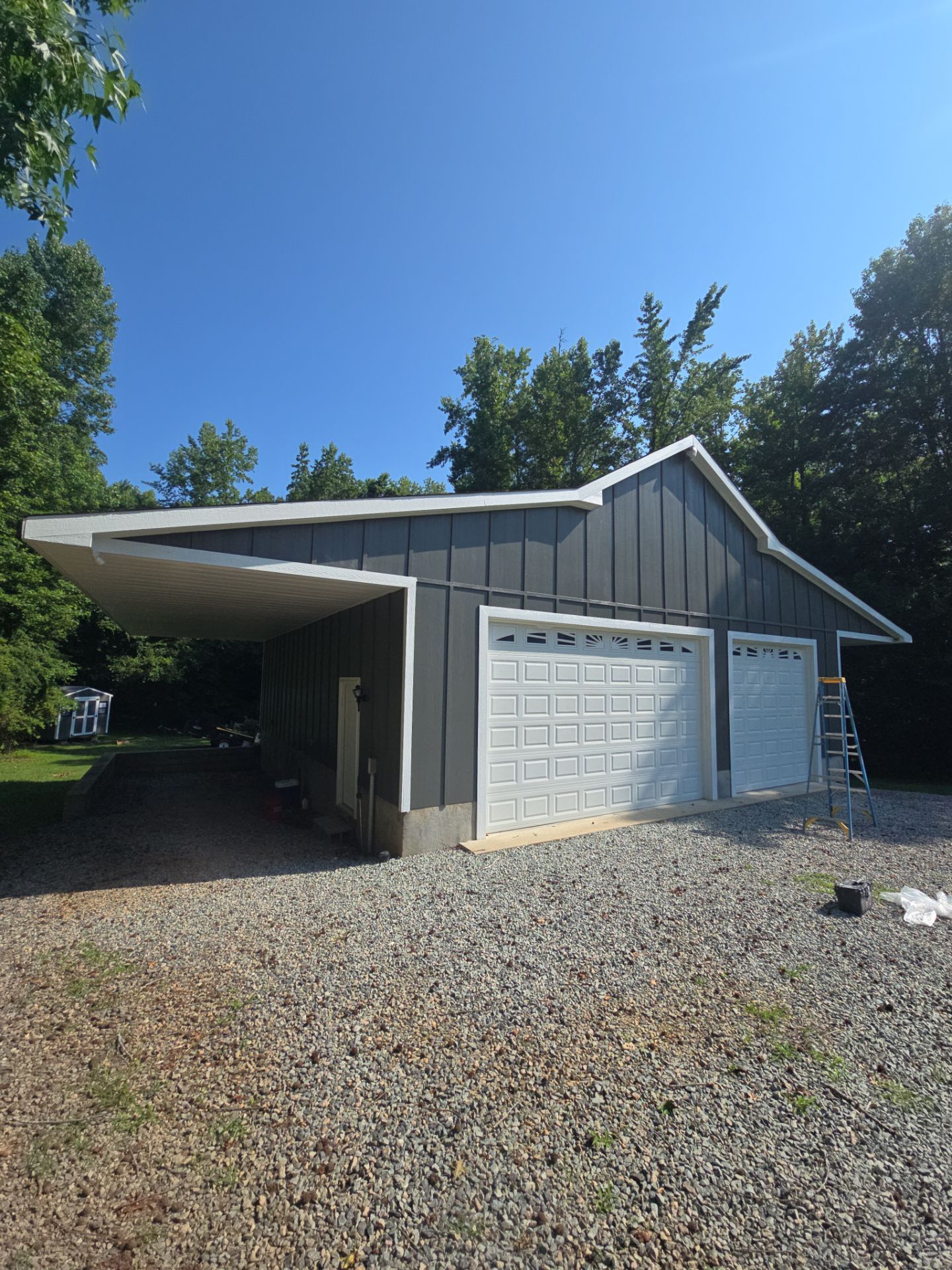Siding replacement, exterior painting, and front door staining. by GonzalezPainters & Contractors Inc