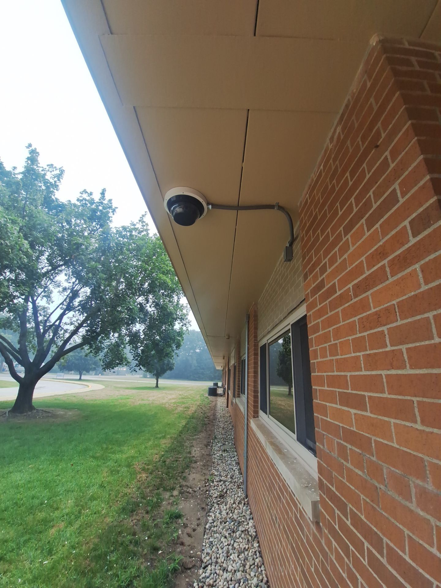 Commercial Exterior Pressure Washing and Soffit Preparation in Muskegon by Gordon Painting