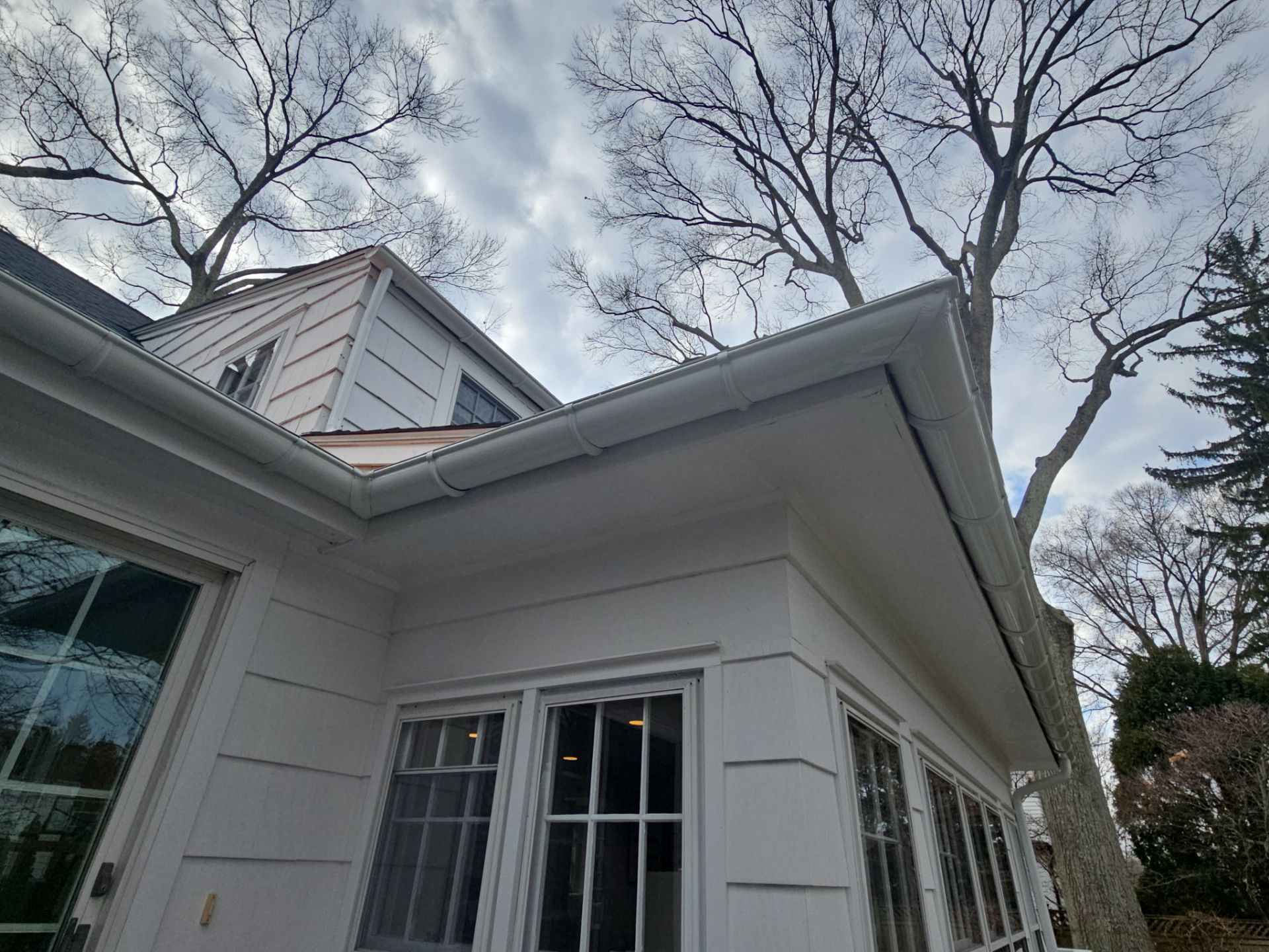 Darien, CT Asphalt, Copper Roof & Half Round Gutters  by Rinaldi Brothers