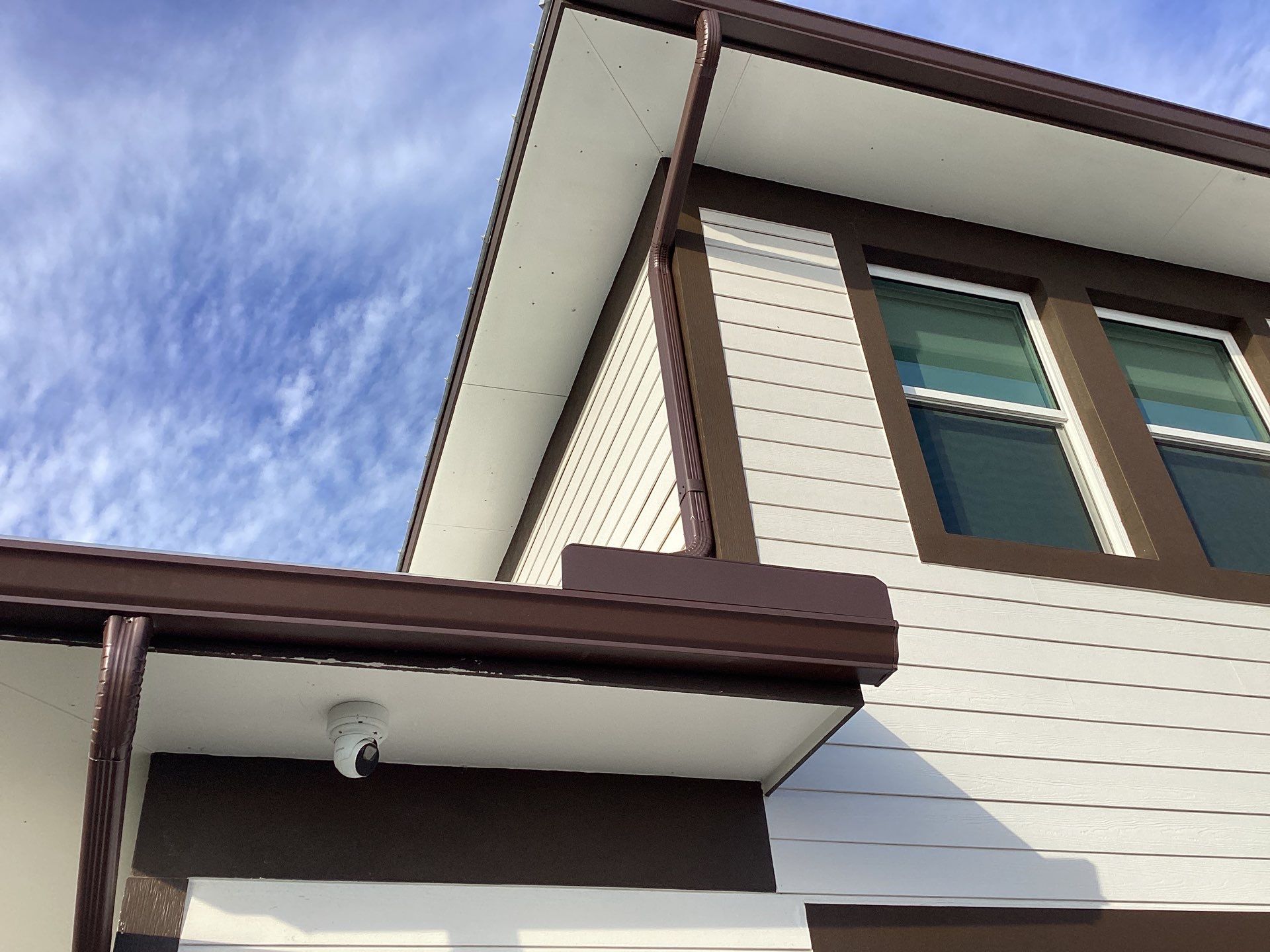 Brown Gutter Installation in Sanibel FL by Gutter Professors