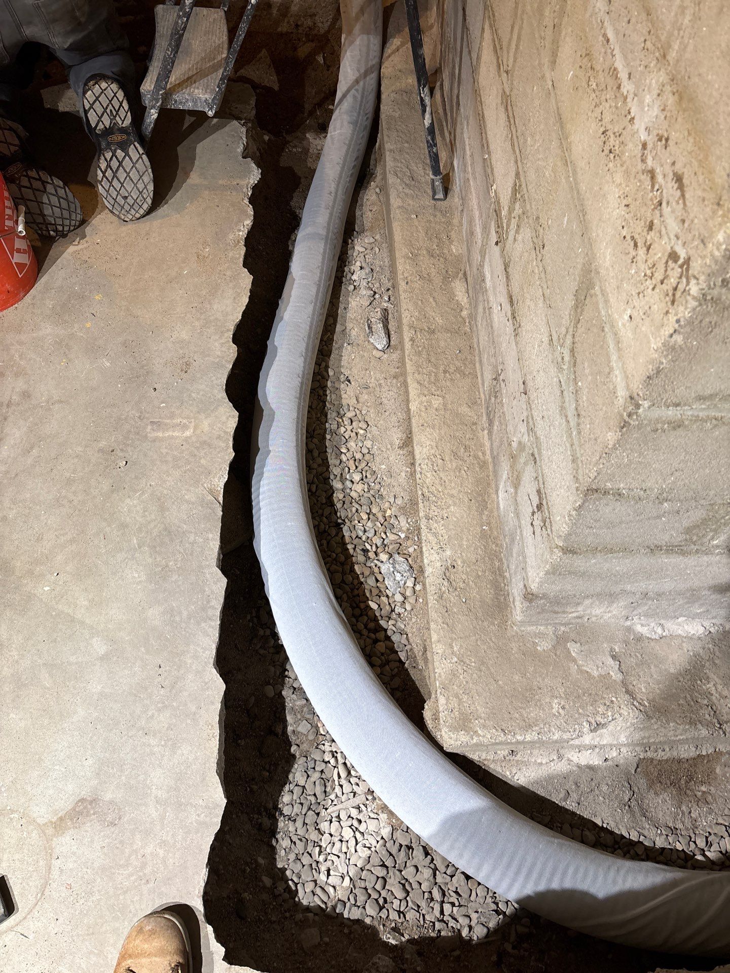 Drain Tile in South Minneapolis by Waterproofing Northeast
