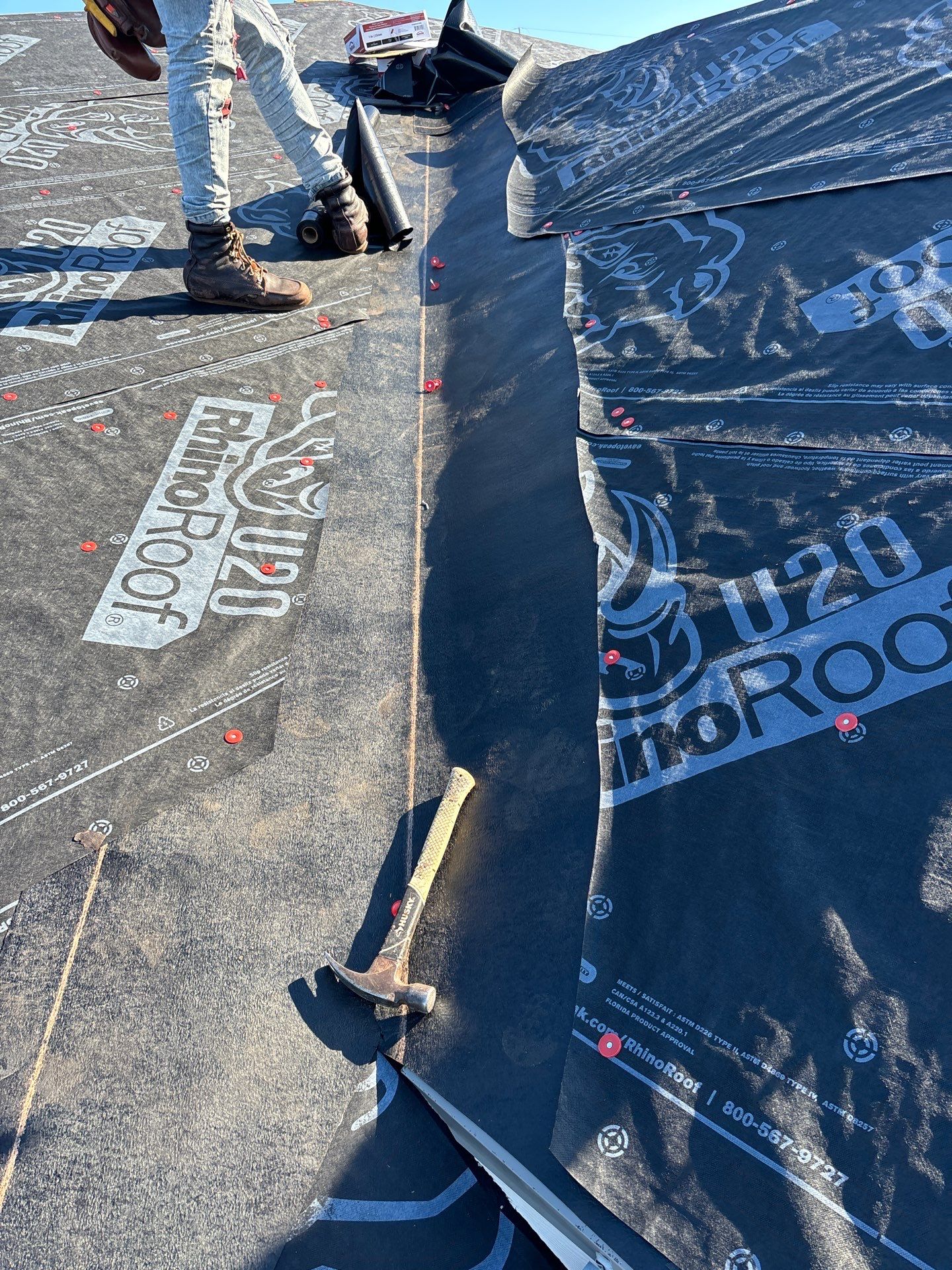 Residential Roofing Installation using Owen's Corning Duration (Lifetime) Shingles by Roof Repair Company