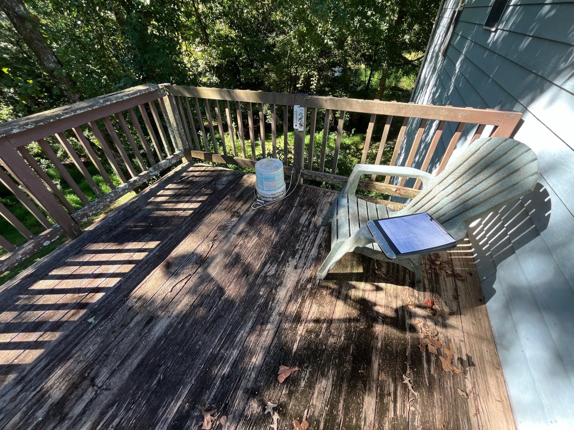 Deckorators Deck Resurface on Front Porch and Wood Deck Resurface on Back Deck by Nelson Exteriors