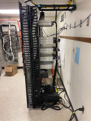 Structured cabling installation by CimaSolutions