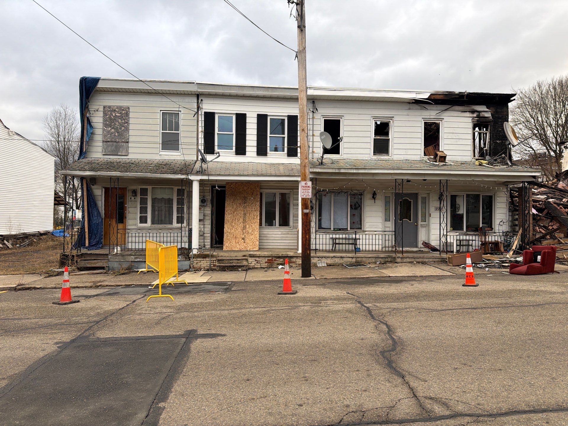 Fire & Smoke Damage Claim in Mt Carmel by FLAPA & KeyStone