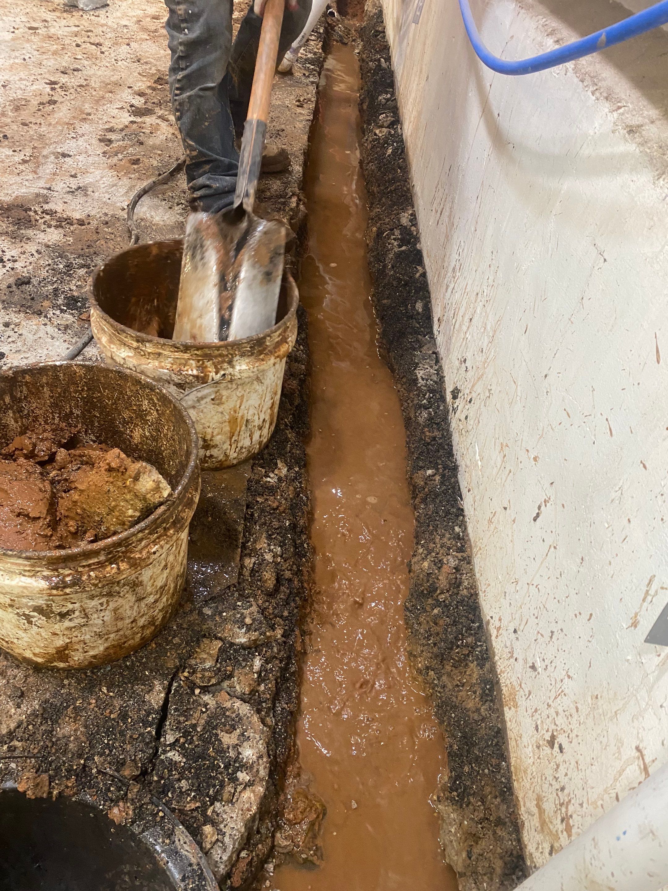 Interior French Drain in Union, NJ by Pure Service Pro, LLC 