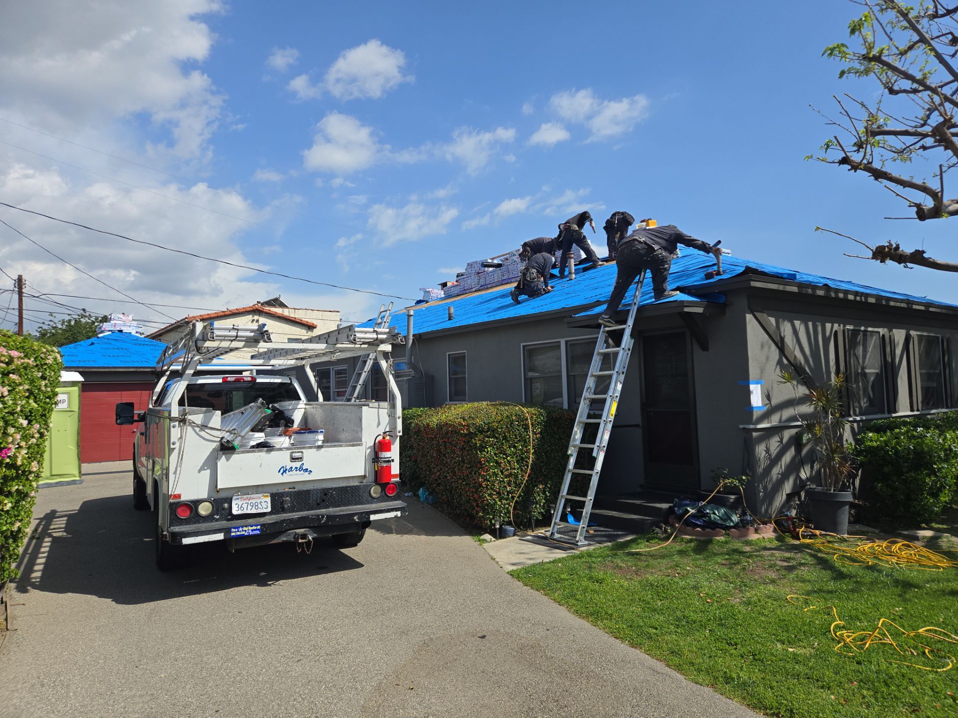 Residential Roofing Installation using Owens Corning Duration Cool Shingles by Hull Brothers Roofing