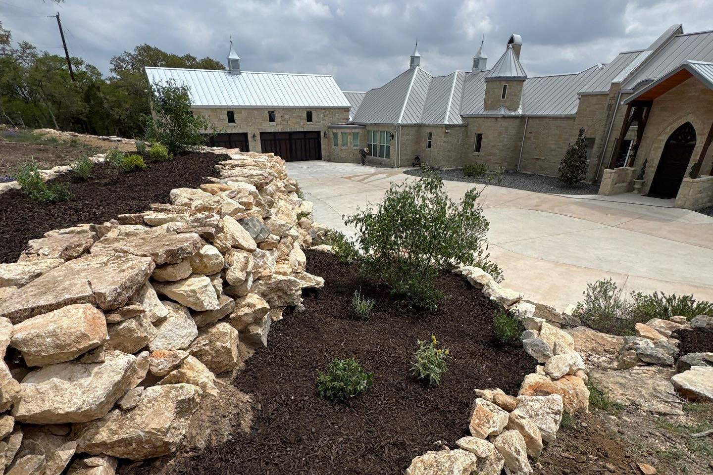 Pet Turf, Shadow Rock & Native Plantings | Cross Mountain, San Antonio TX by Hole In One Lawns, LLC