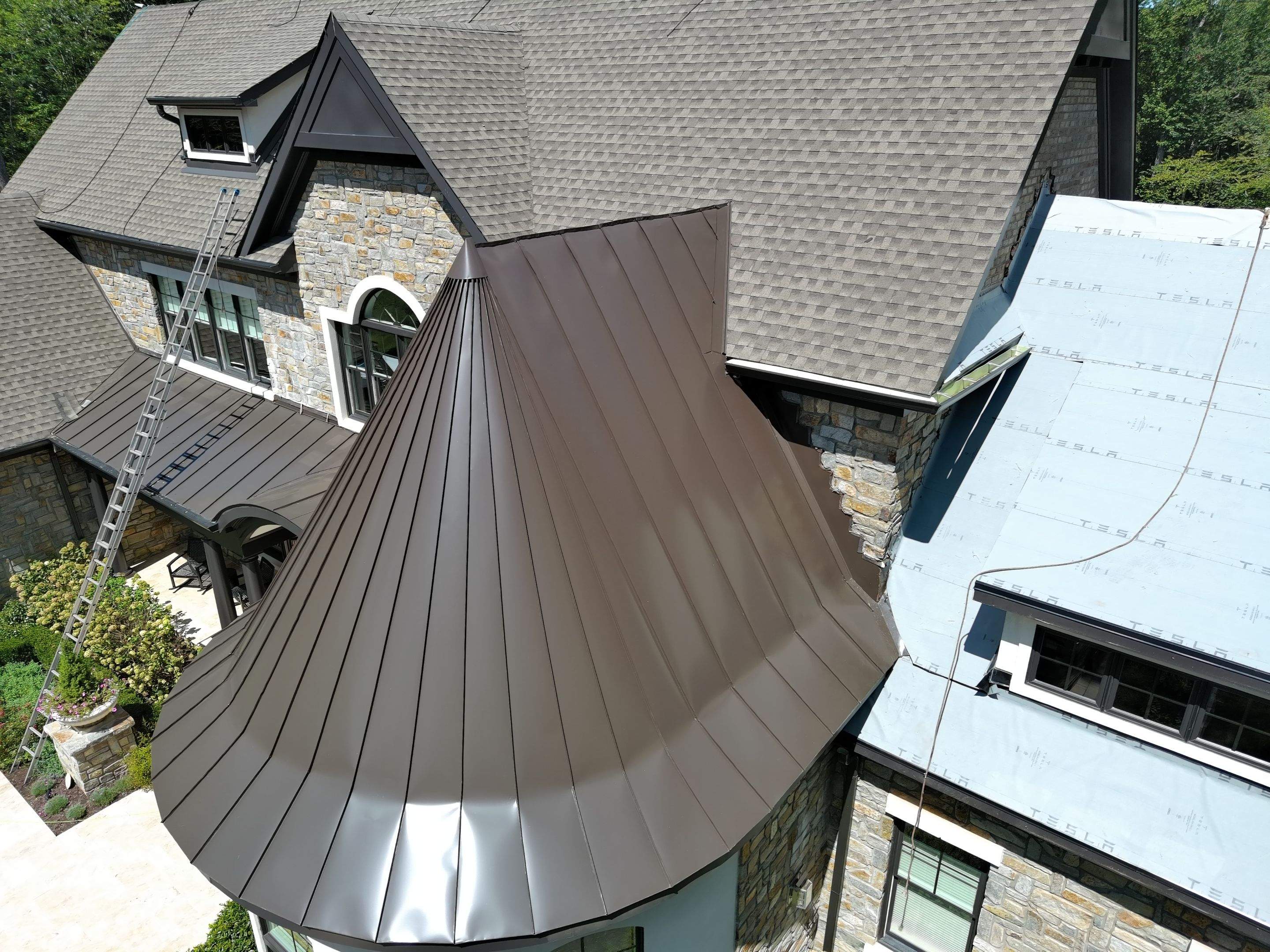 STUNNING Tesla Solar Roof in Virgina by American Home Contractors