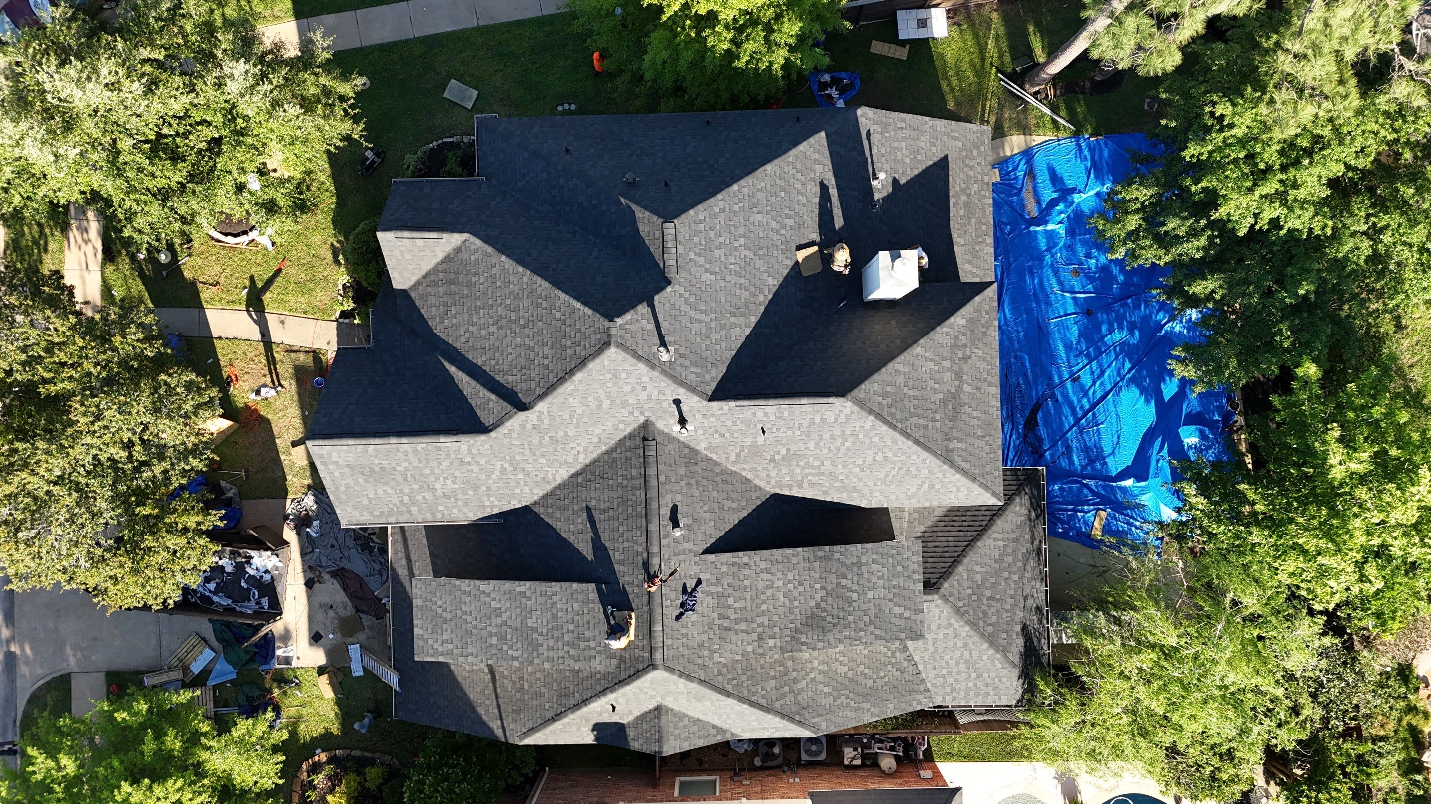 Residential Roofing Installation using Architectural Shingles by Core Four Roofing