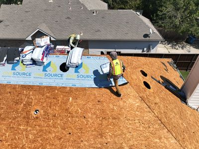 Residential Roofing Installation using GAF Timberline HDZ Charcoal