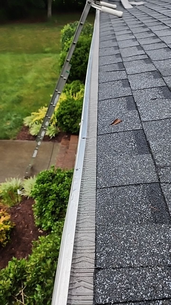 Gutter guard instalation  by Power Wash Masters LLC
