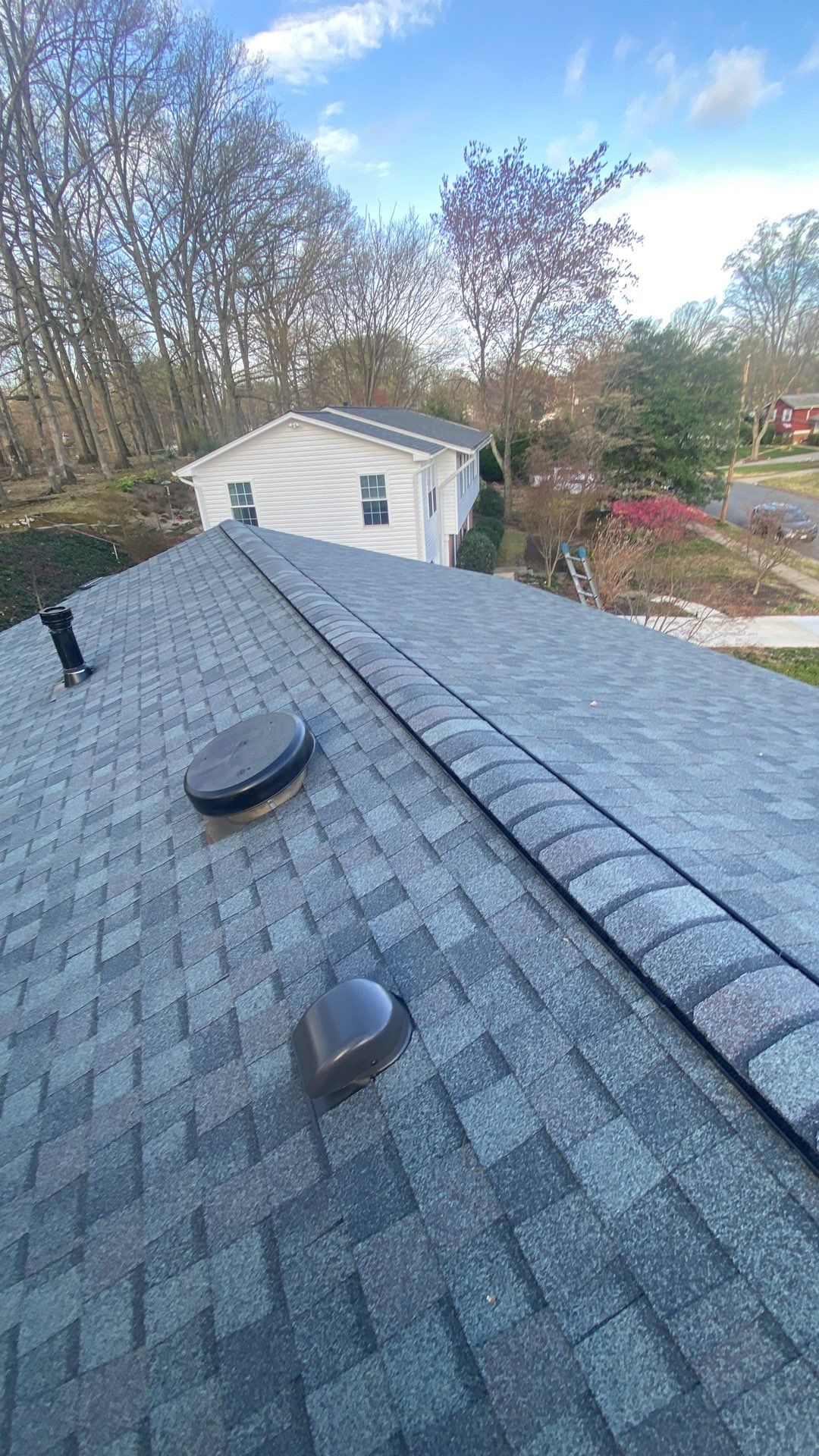 West Springfield: Residential Roof Replacement with CertainTeed Landmark in Colonial Slate by RM Banning, Inc.