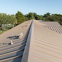24ga 1.5" Snap-Lock Buckskin  by Total Roofing System The Metal Roof Experts