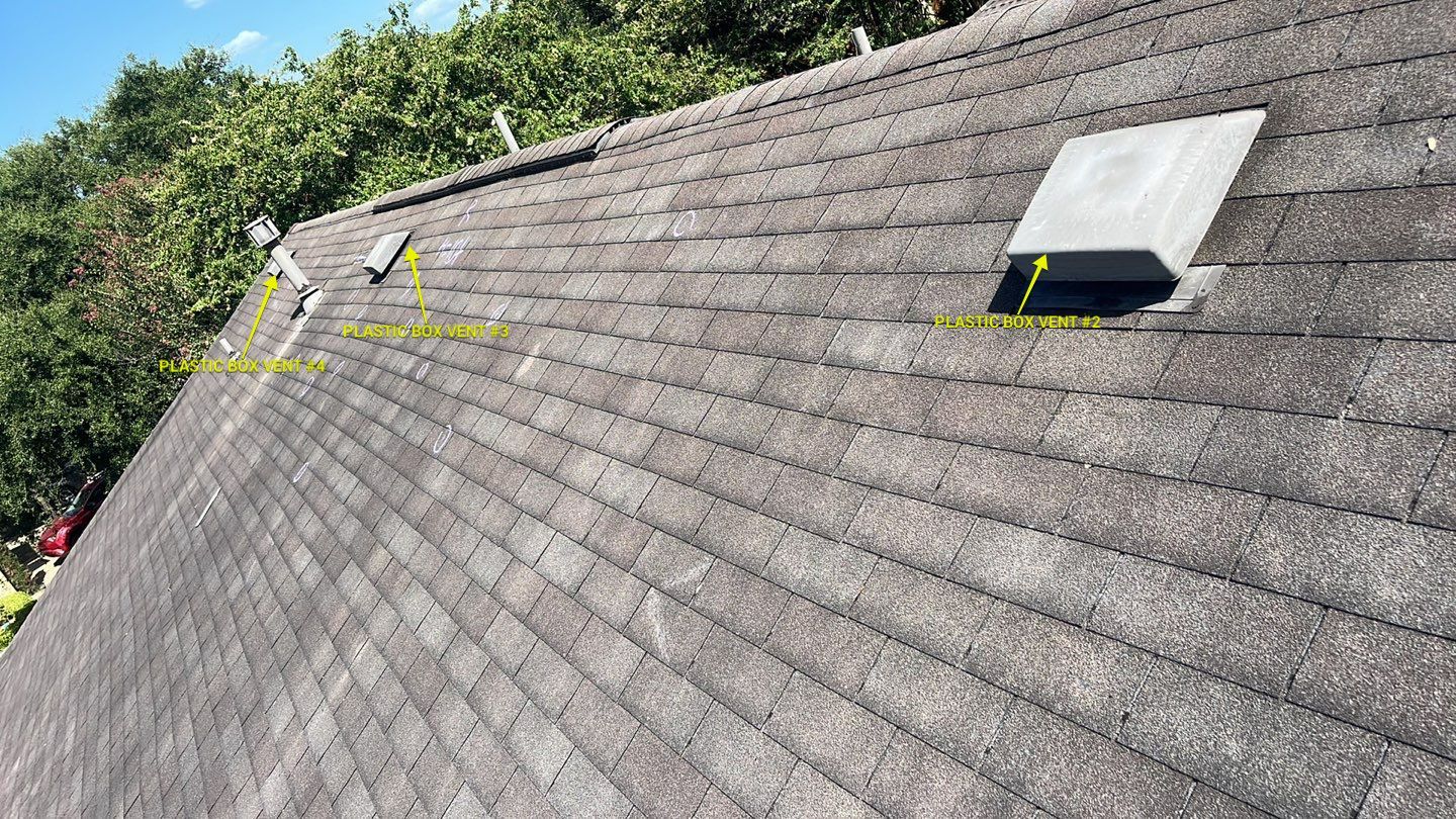 AMIG approved this roof for wind damage, fascia painting, and window work. by Roof Repair Company