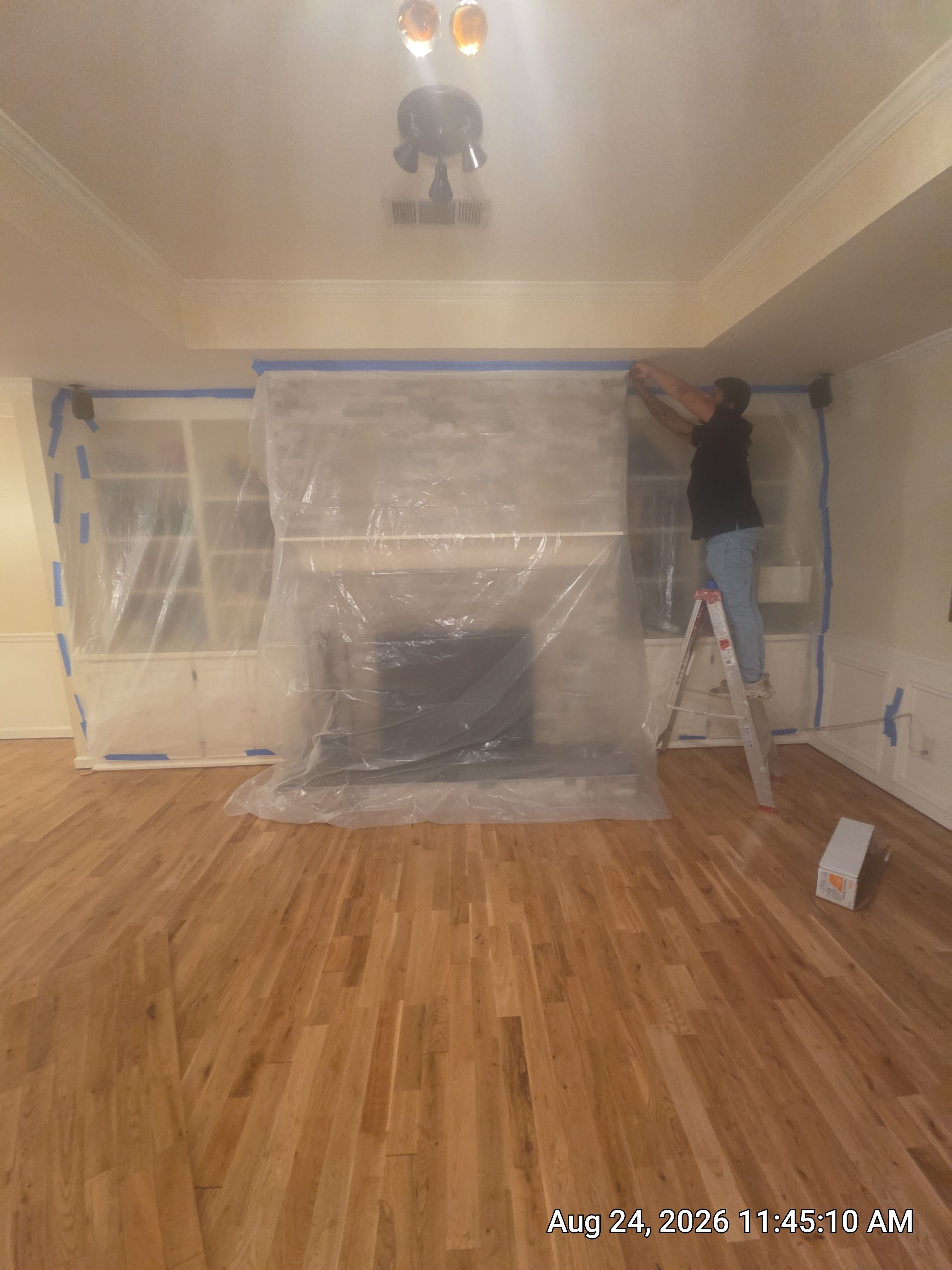 Natural Oak Hardwood Flooring Installation and site on finish Throughout Roswell Home by Flooring Xpress CO 