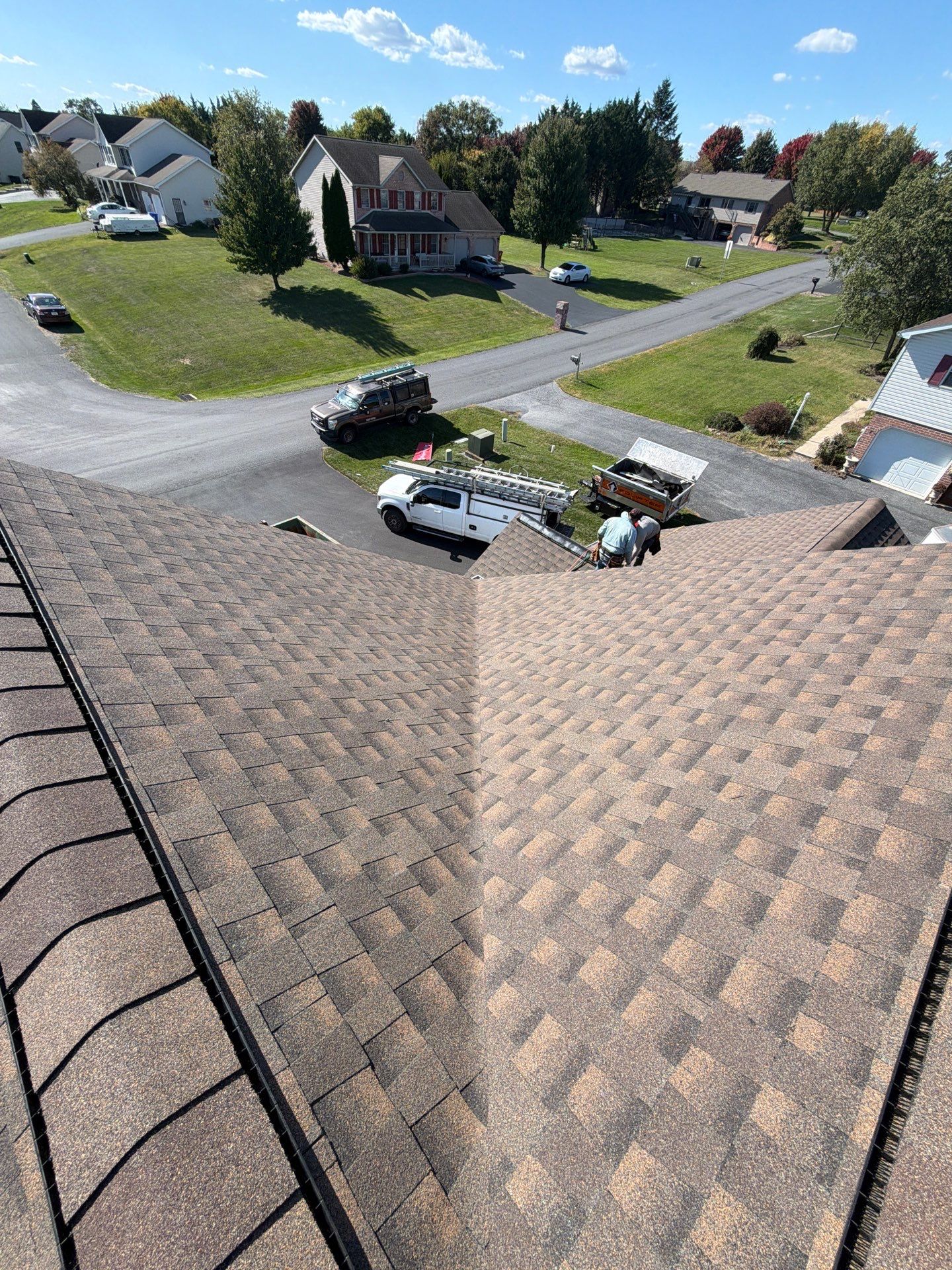 Residential Roof Installation Featuring GAF Timberline HD Shingles in Chambersburg by Teflon Roofing