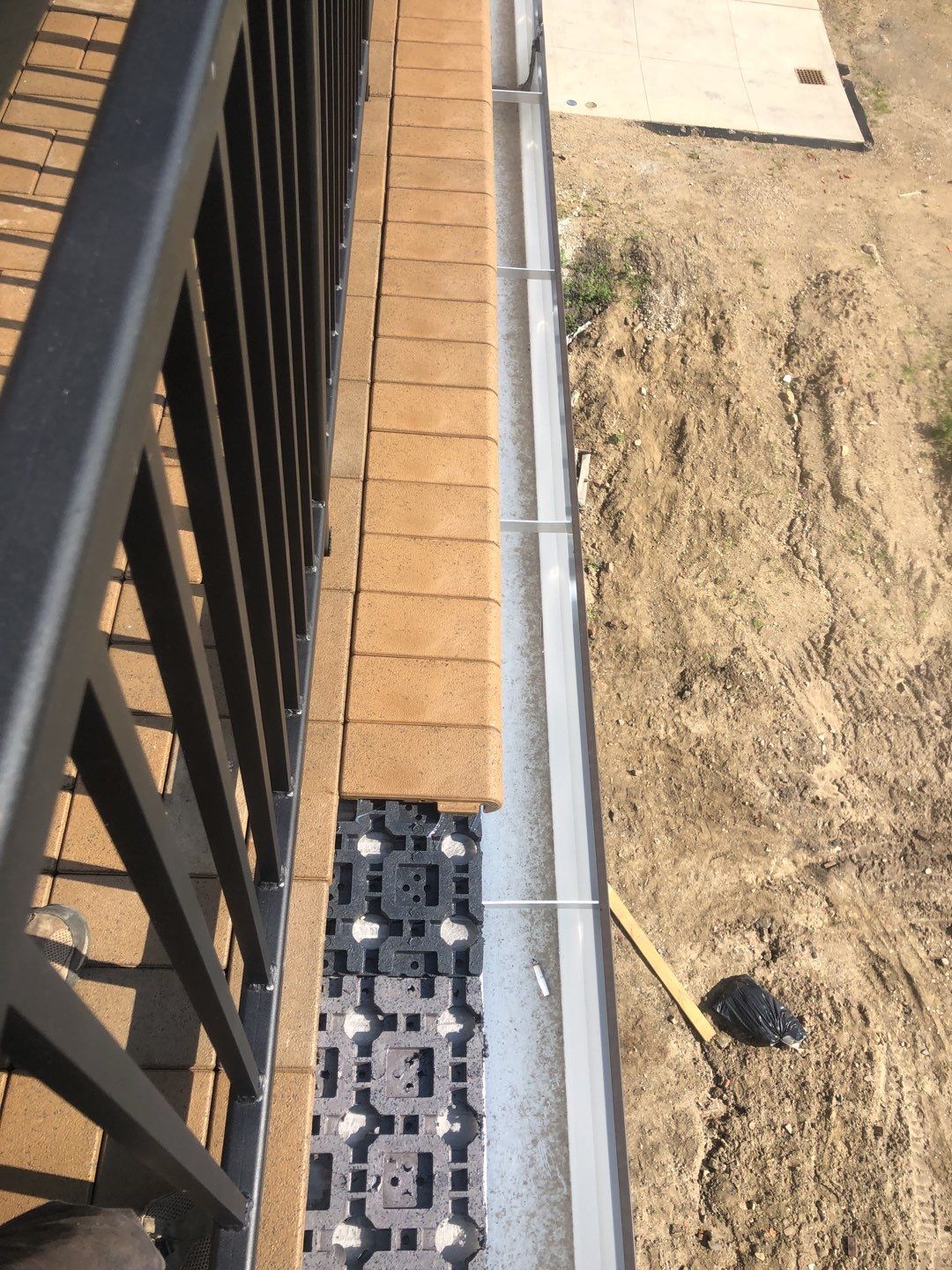 Paver install by Absolute Roofing and Construction